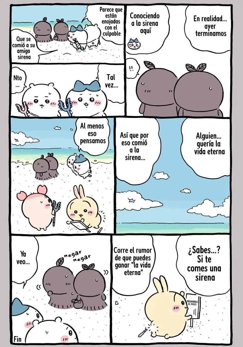 Chiikawa capítulo 704 página 1