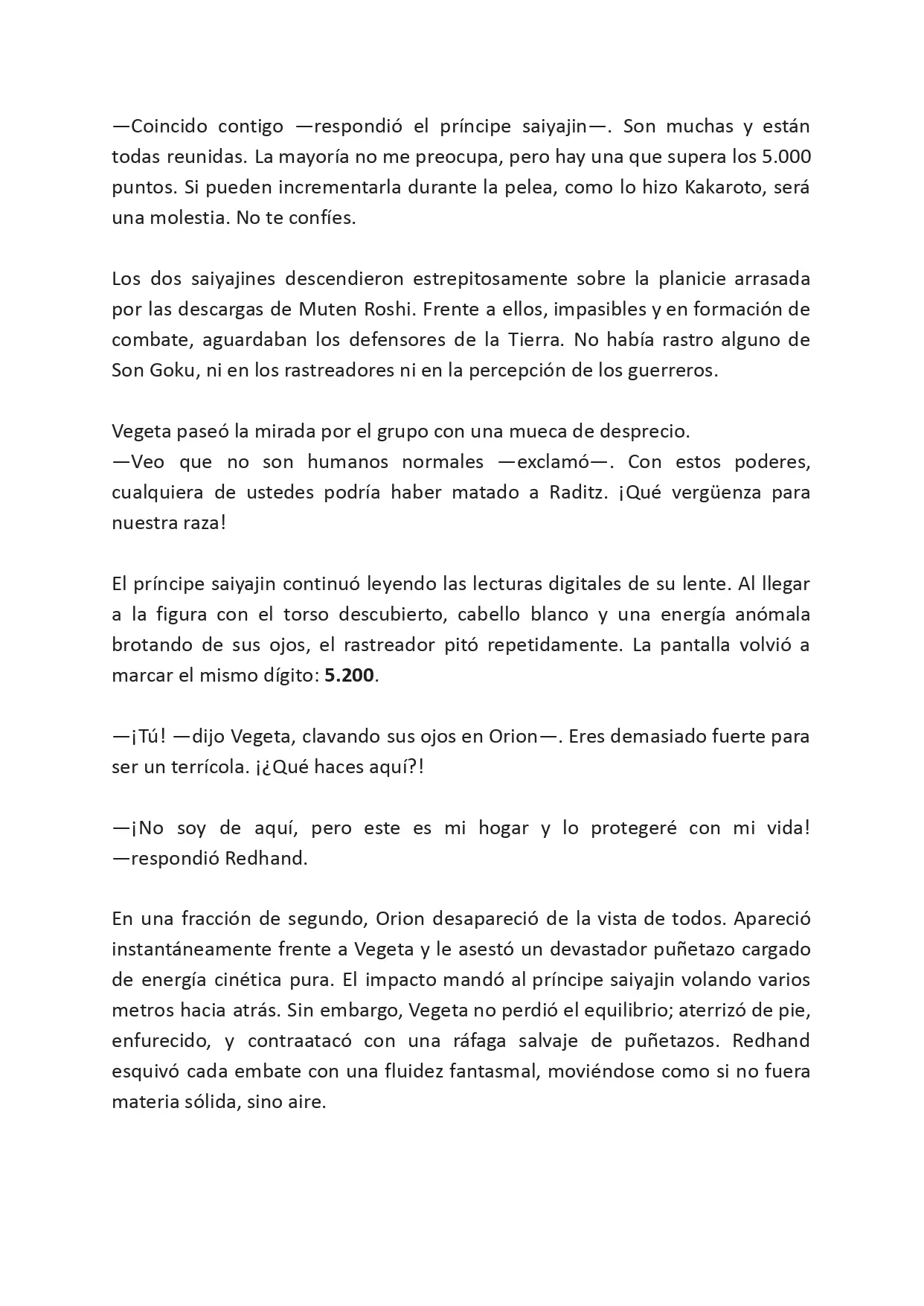 Dragon Ball Z: Red Legacy capítulo 13 página 4