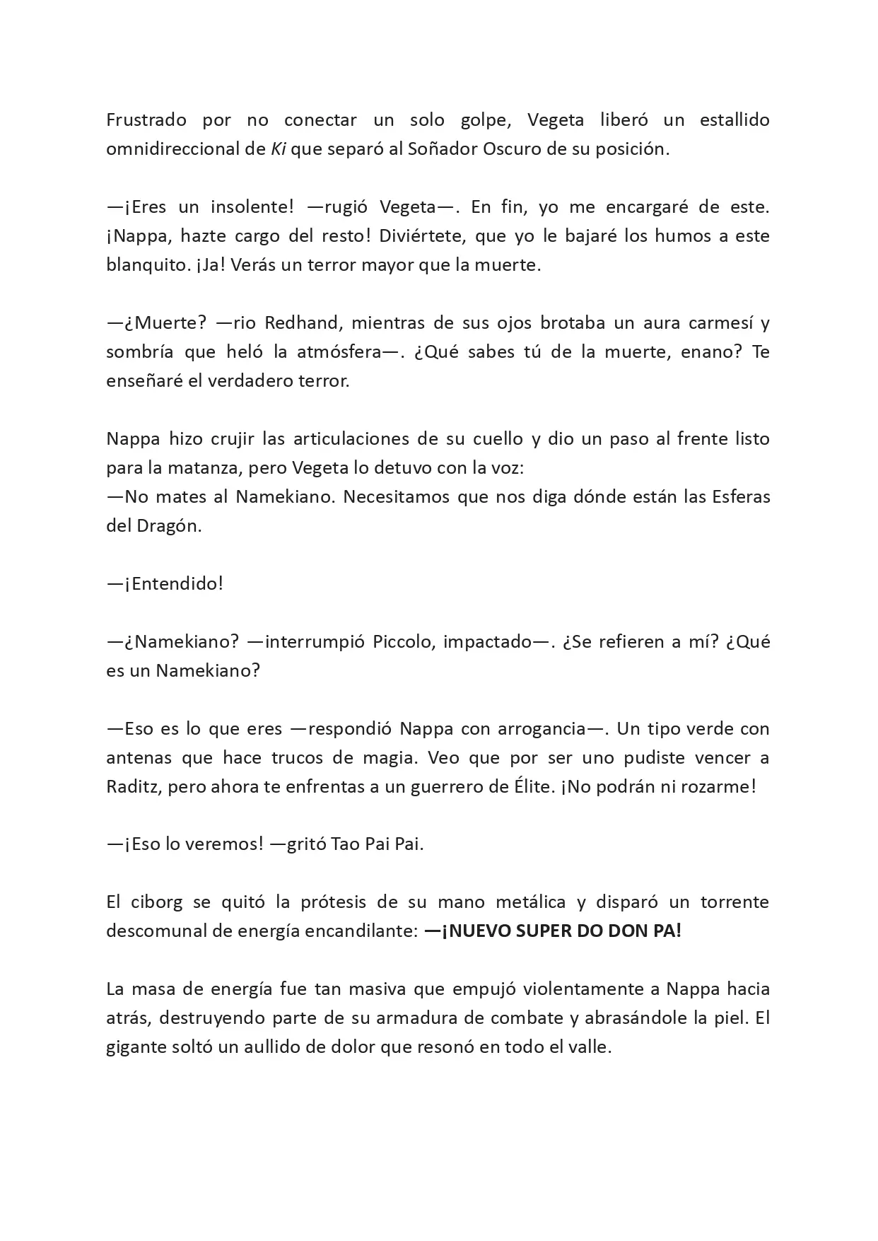 Dragon Ball Z: Red Legacy capítulo 13 página 5