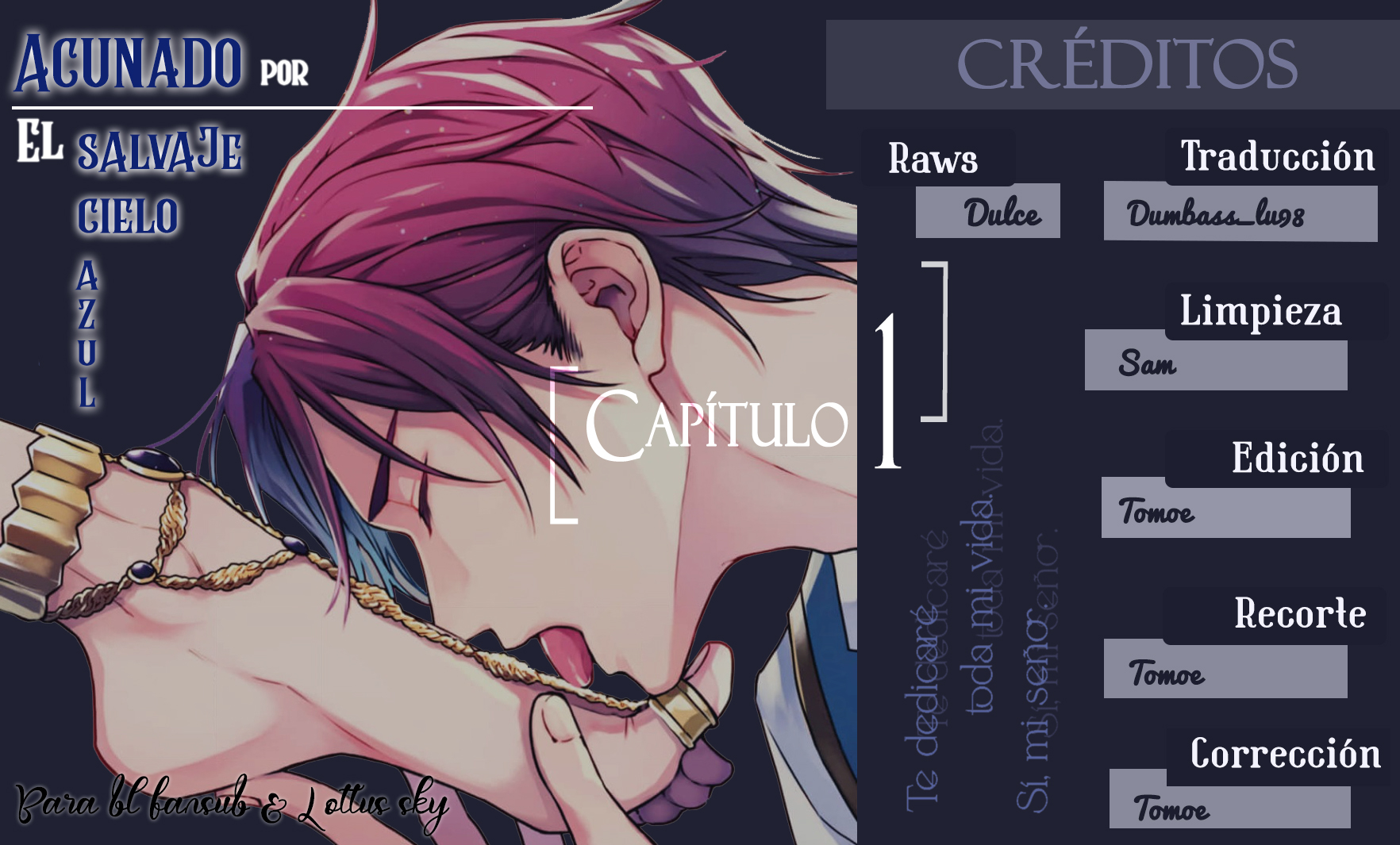 Acunado por el salvaje cielo azul- Sono Yono Dokoka Soten No Yurikago - Capítulo 1 - Página 1 - LectorTMOo