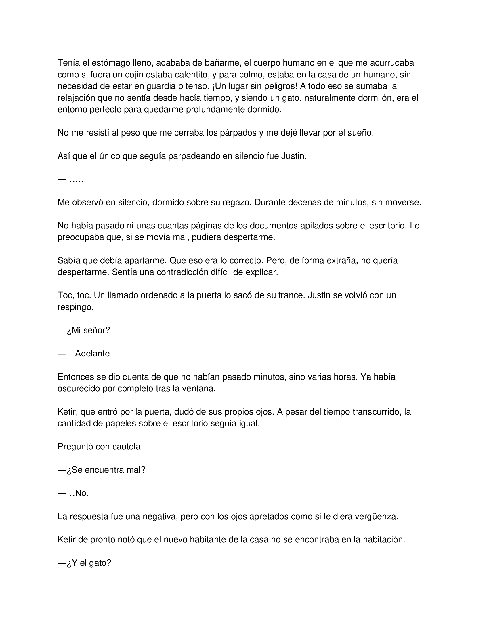 El gato está en huelga - Capítulo 11 - Página 1 - LectorTMOo
