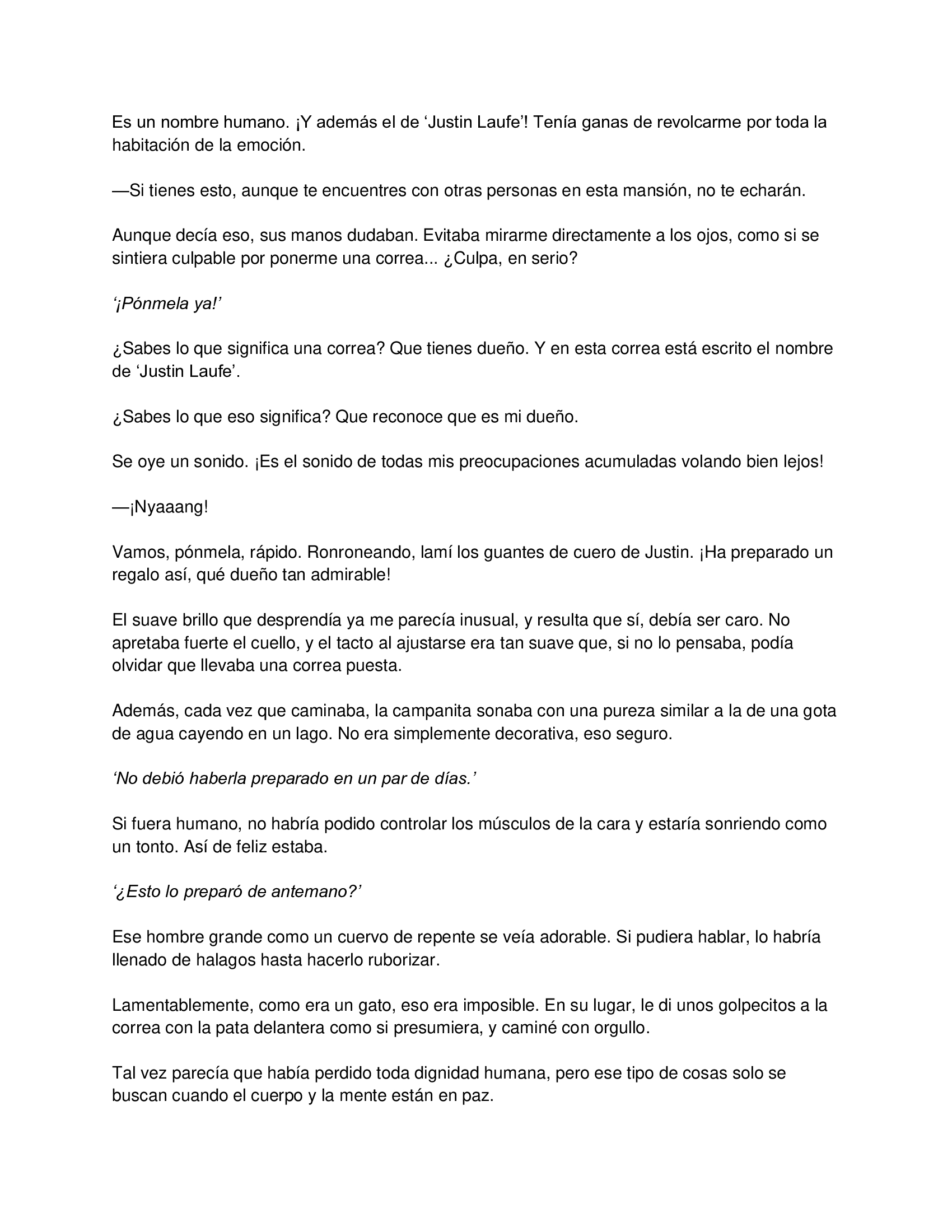 El gato está en huelga - Capítulo 12 - Página 1 - LectorTMOo