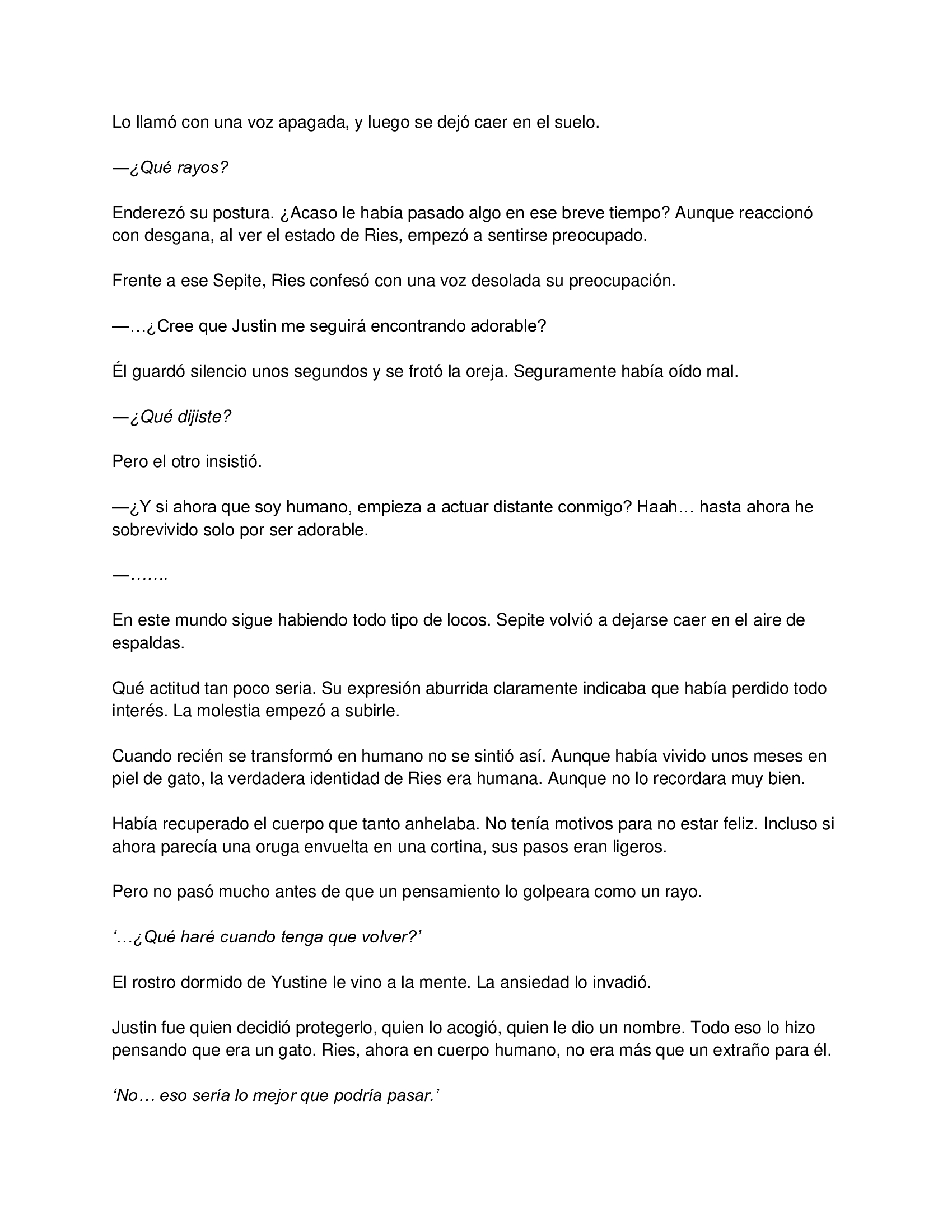 El gato está en huelga - Capítulo 31 - Página 4 - LectorTMOo