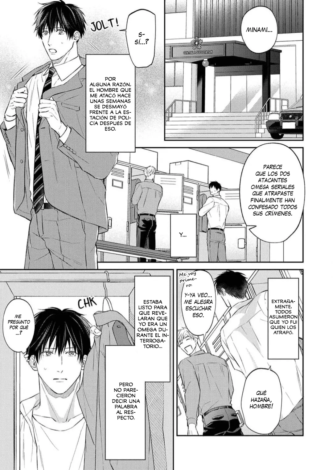 Gime, Oficial! Un policía omega es el compañero predestinado de un Yakuza - Capítulo 3 - Página 4 - LectorTMOo