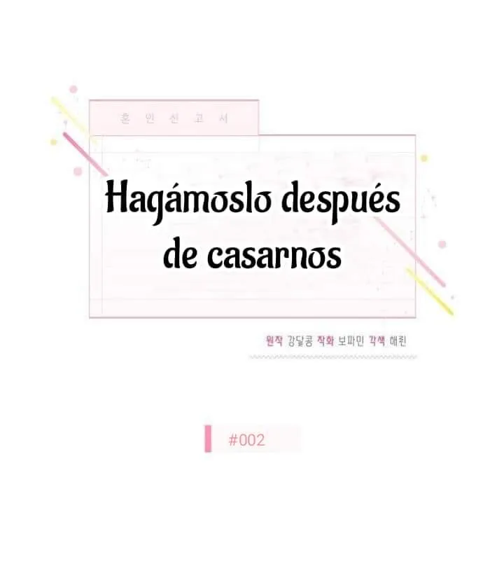 Hagámoslo después de casarnos - Capítulo 2 - Página 27 - LectorTMOo