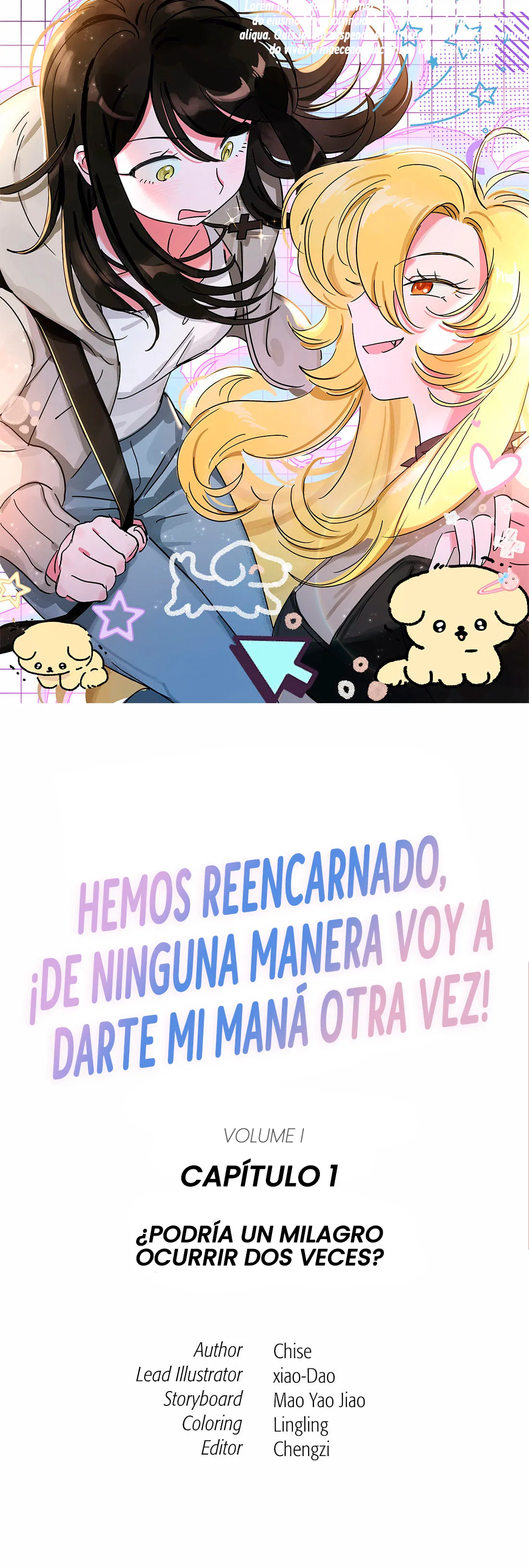 Hemos reencarnado, ¡de ninguna manera voy a darte mi maná otra vez! - Capítulo 1 - Página 1 - LectorTMOo