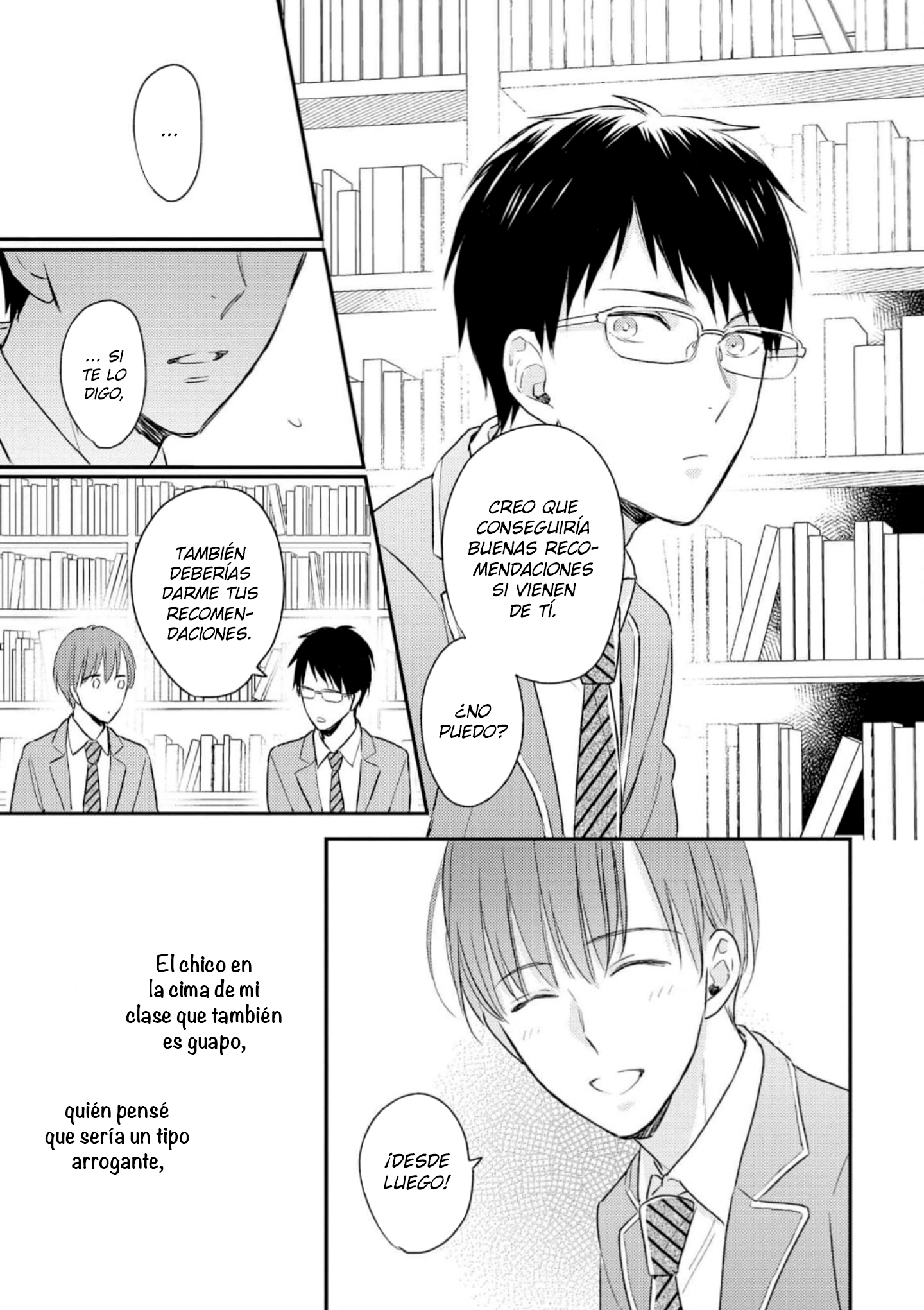Hysteric na Kurokami Megane-kun wa Igai to Kawaii - Capítulo 1 - Página 12 - LectorTMOo