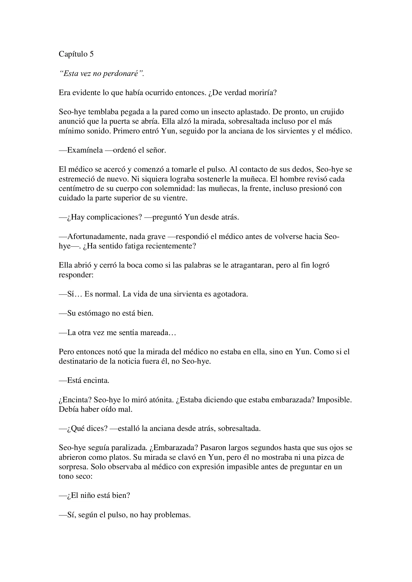La Criada Huye - Capítulo 5 - Página 1 - LectorTMOo