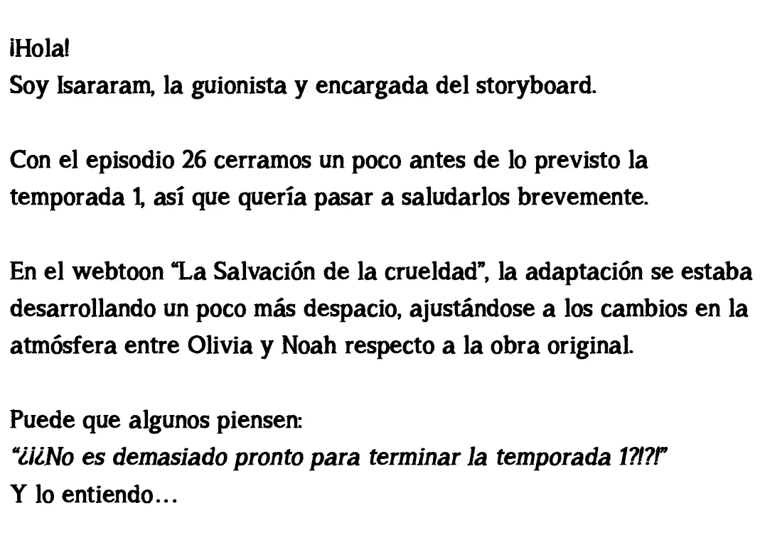 La crueldad de la salvación - Capítulo 26.1 - Página 2 - LectorTMOo
