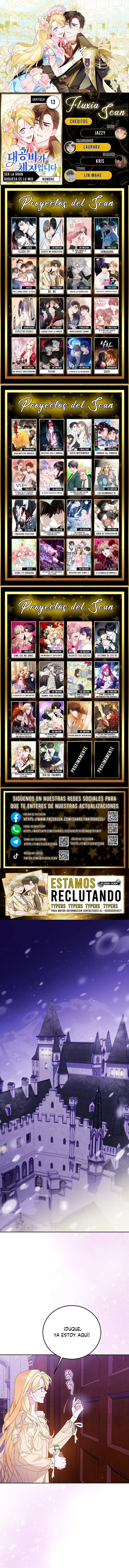 Ser la gran duquesa es lo mio - Capítulo 13 - Página 1 - LectorTMOo