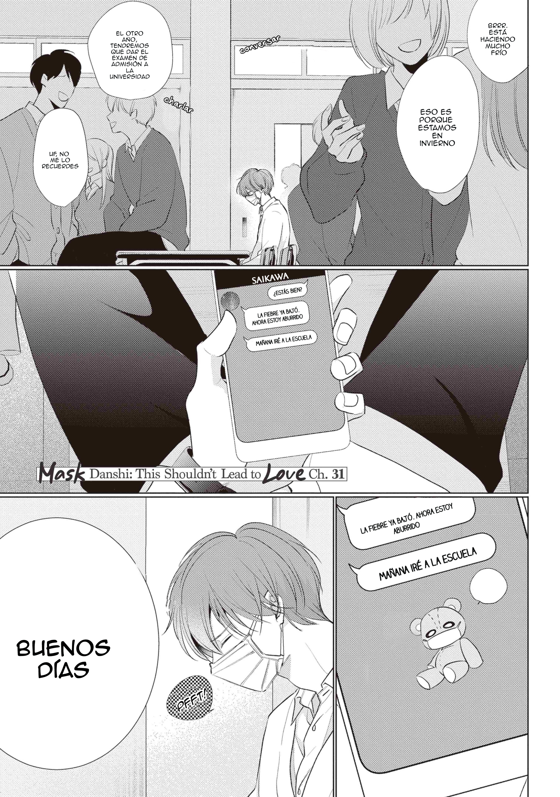 Mask danshi wa Koishitakunai no ni - Capítulo 1 - Página 5 - LectorTMOo