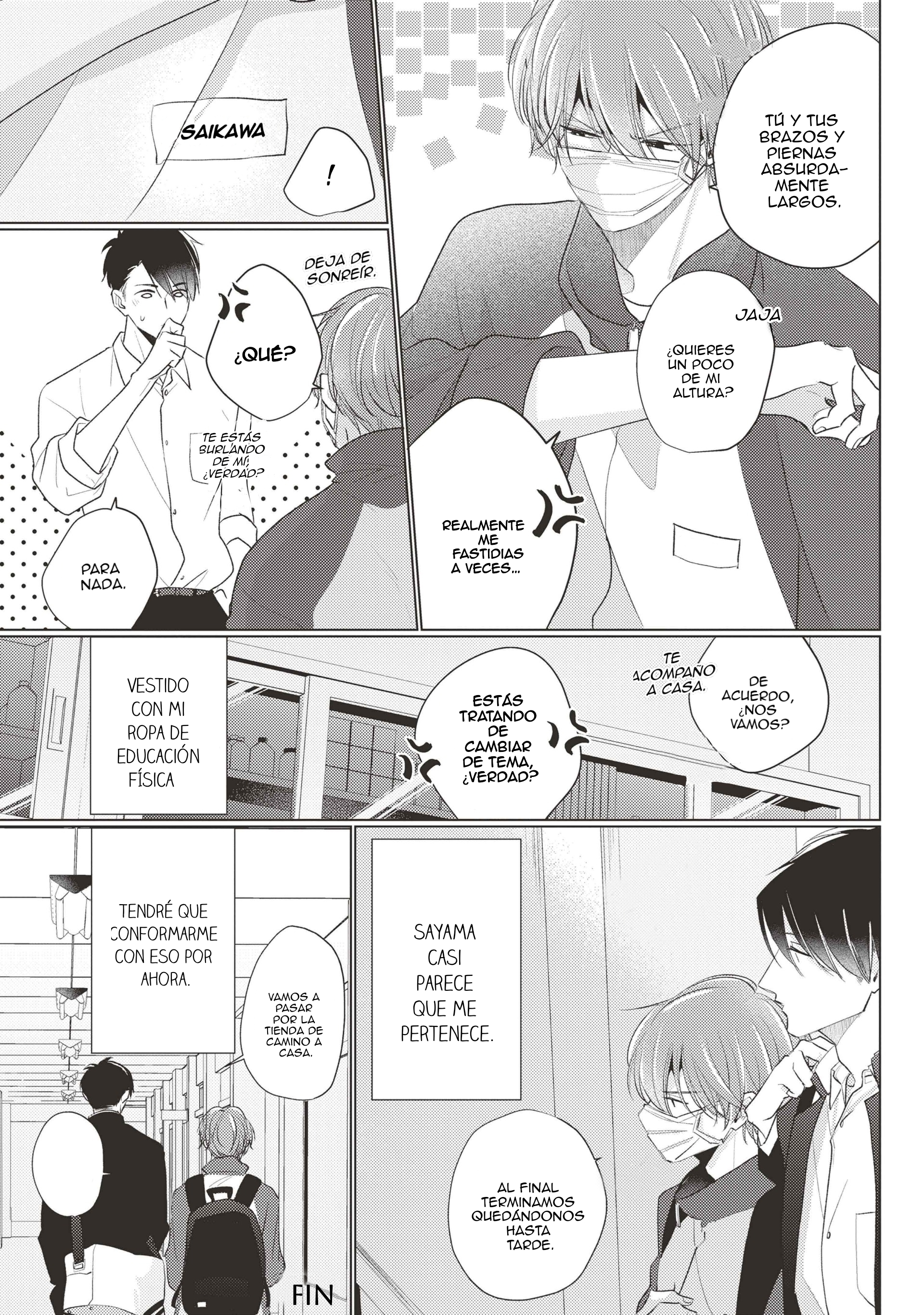 Mask danshi wa Koishitakunai no ni - Capítulo 10.1 - Página 22 - LectorTMOo