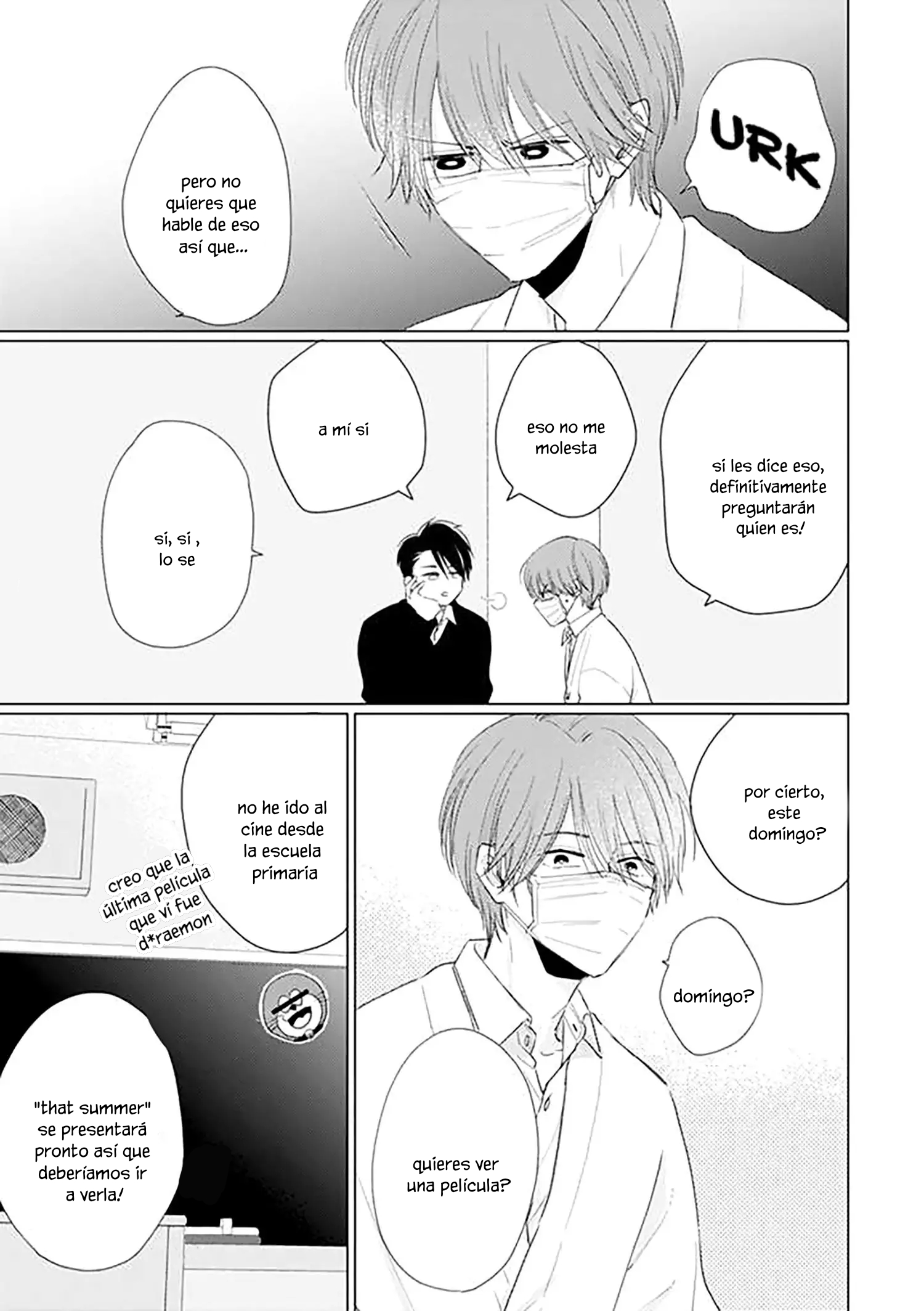 Mask danshi wa Koishitakunai no ni - Capítulo 14 - Página 5 - LectorTMOo