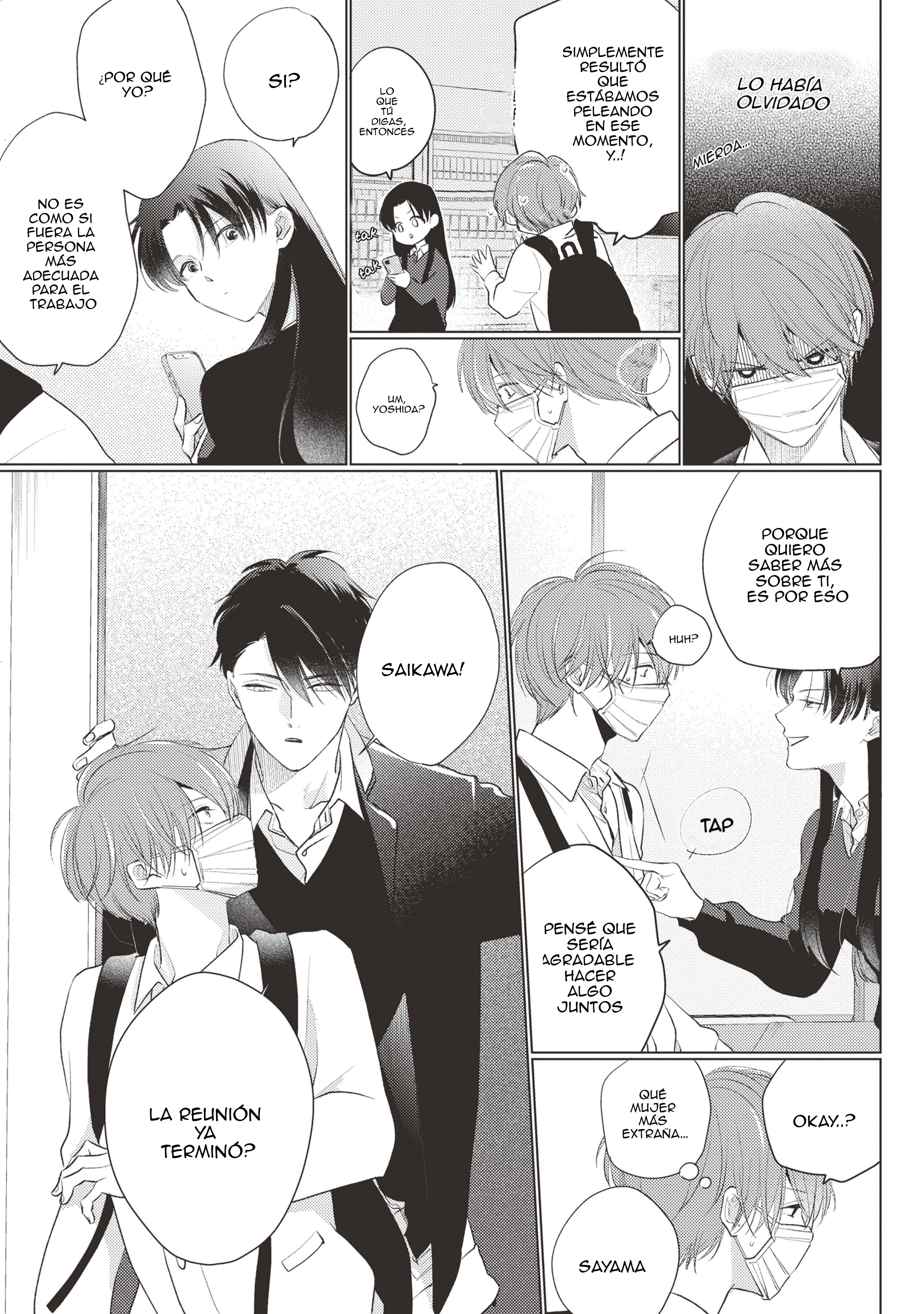 Mask danshi wa Koishitakunai no ni - Capítulo 2 - Página 13 - LectorTMOo