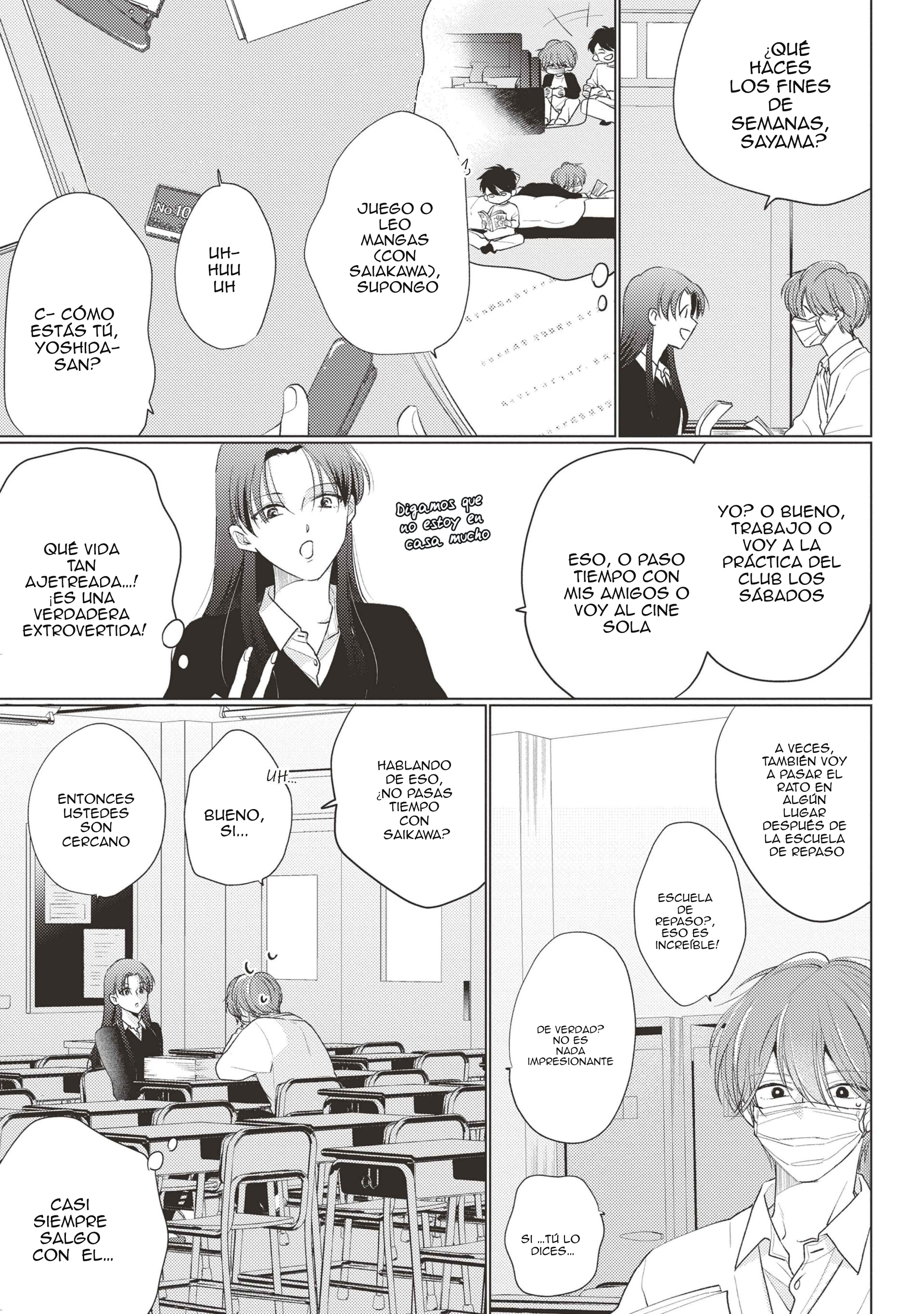 Mask danshi wa Koishitakunai no ni - Capítulo 3 - Página 3 - LectorTMOo