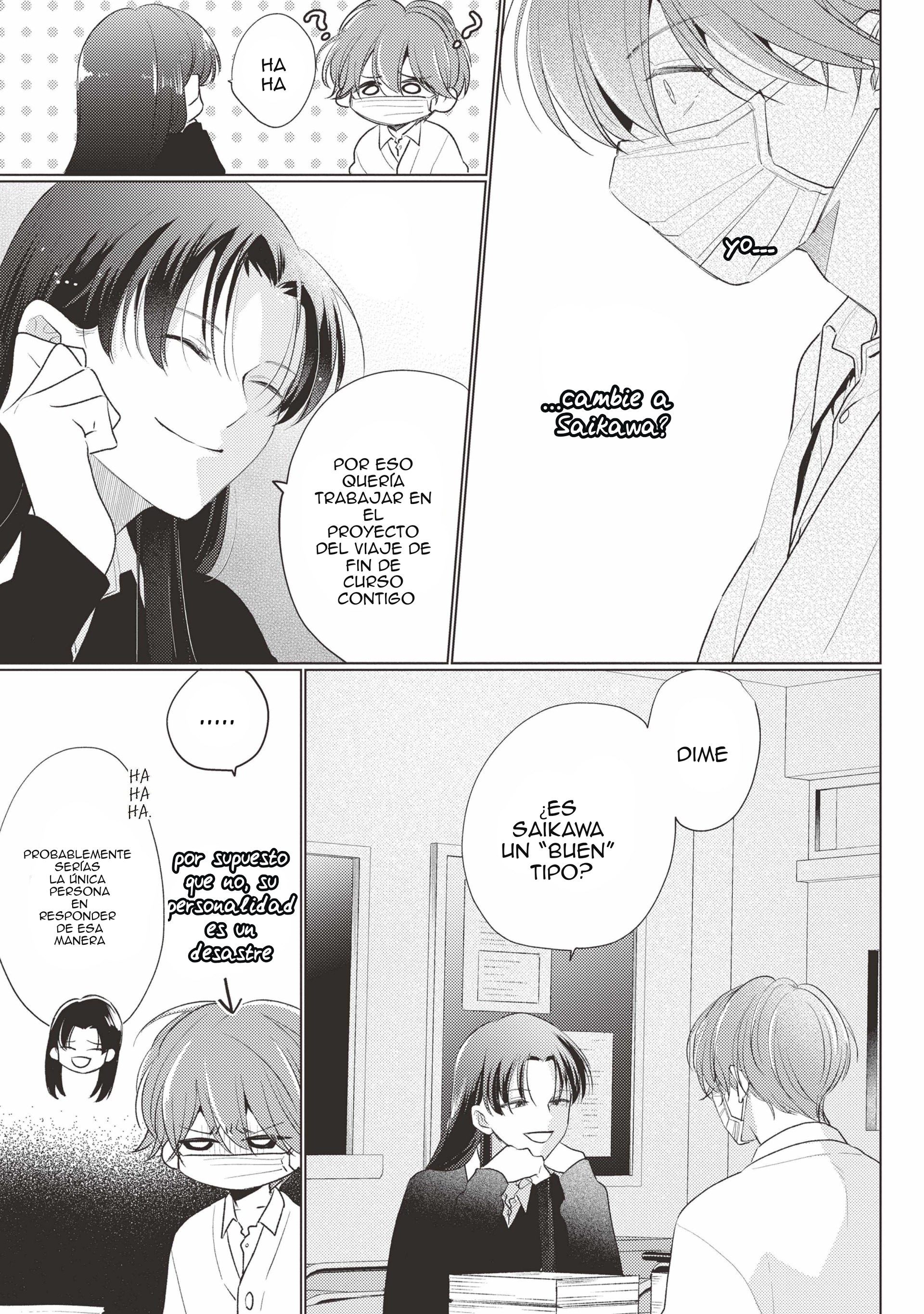 Mask danshi wa Koishitakunai no ni - Capítulo 3 - Página 5 - LectorTMOo