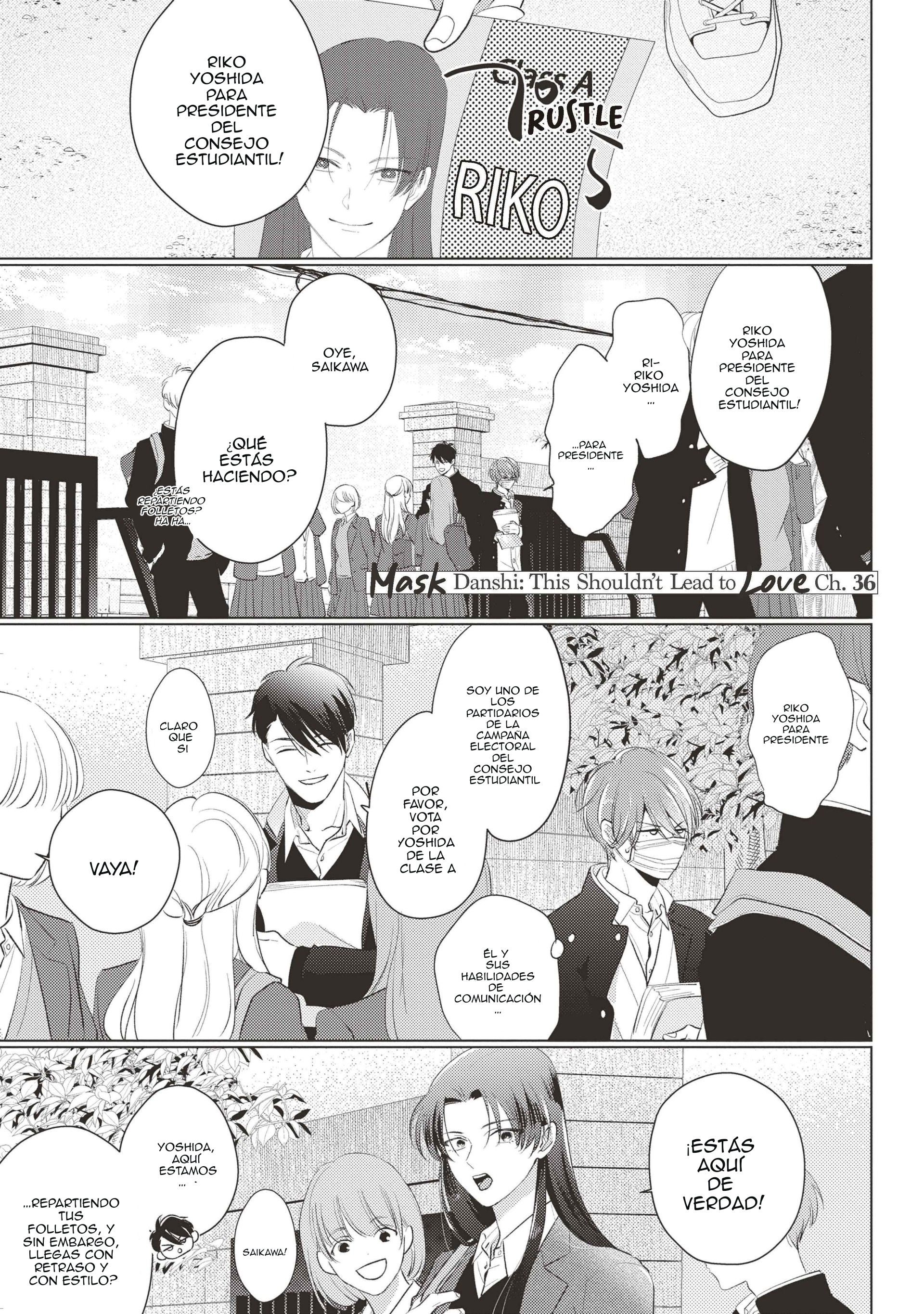 Mask danshi wa Koishitakunai no ni - Capítulo 6 - Página 1 - LectorTMOo
