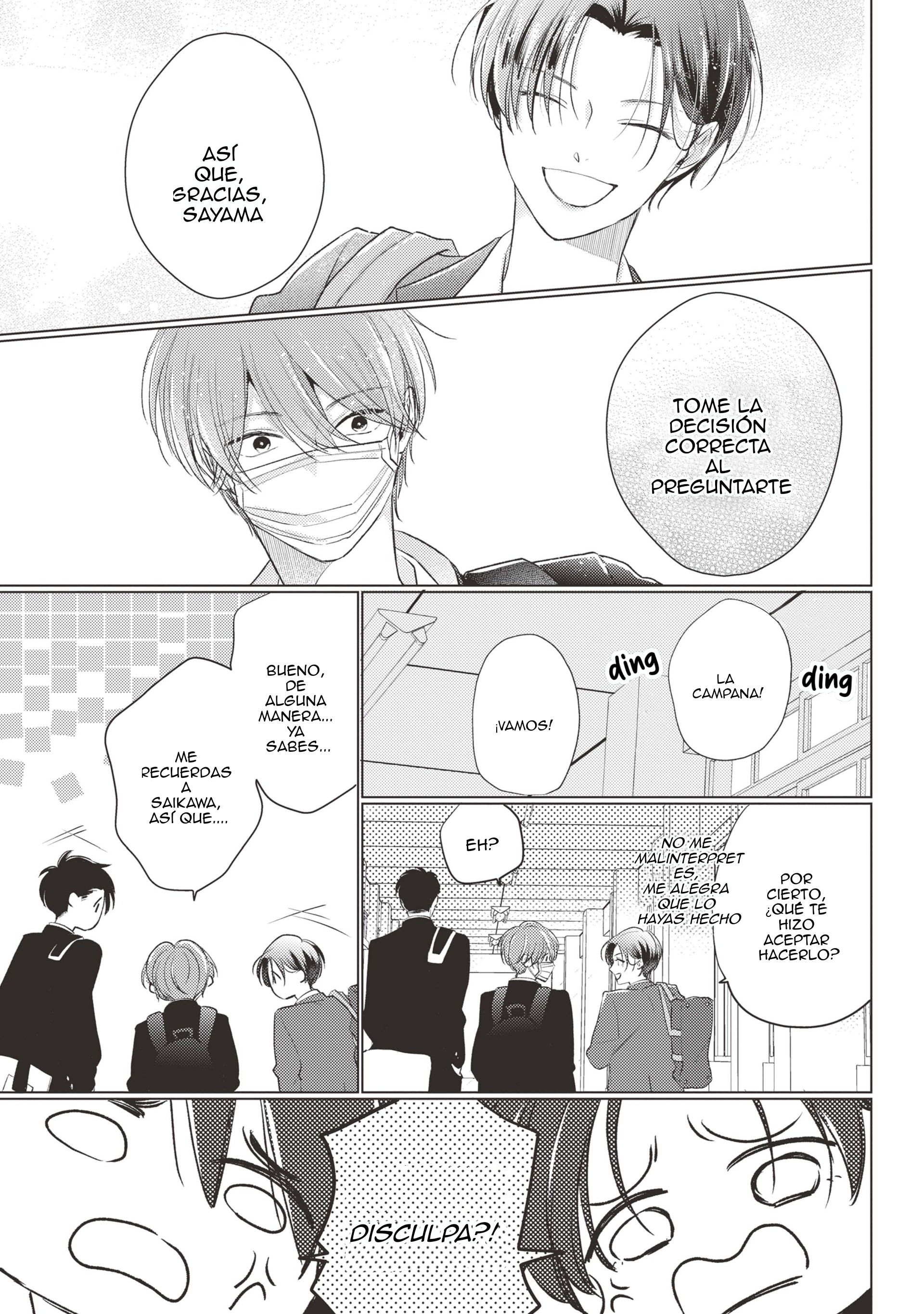 Mask danshi wa Koishitakunai no ni - Capítulo 9 - Página 12 - LectorTMOo