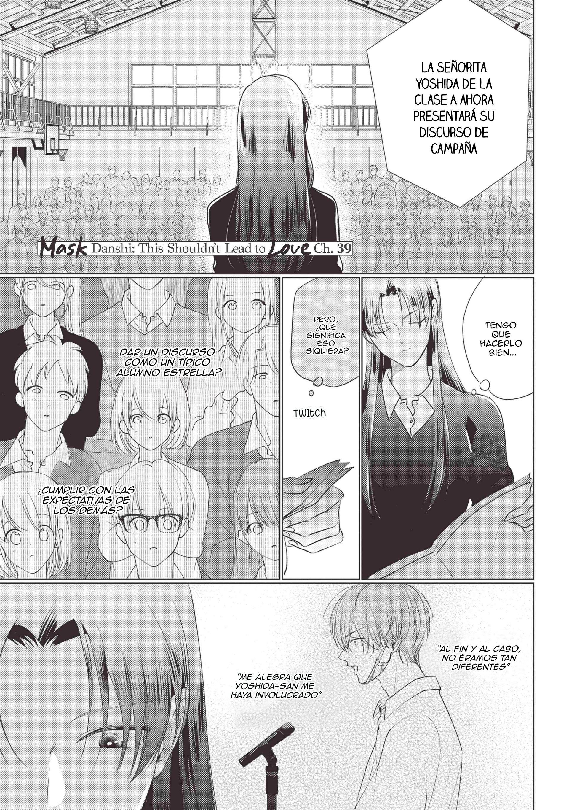Mask danshi wa Koishitakunai no ni - Capítulo 9 - Página 2 - LectorTMOo