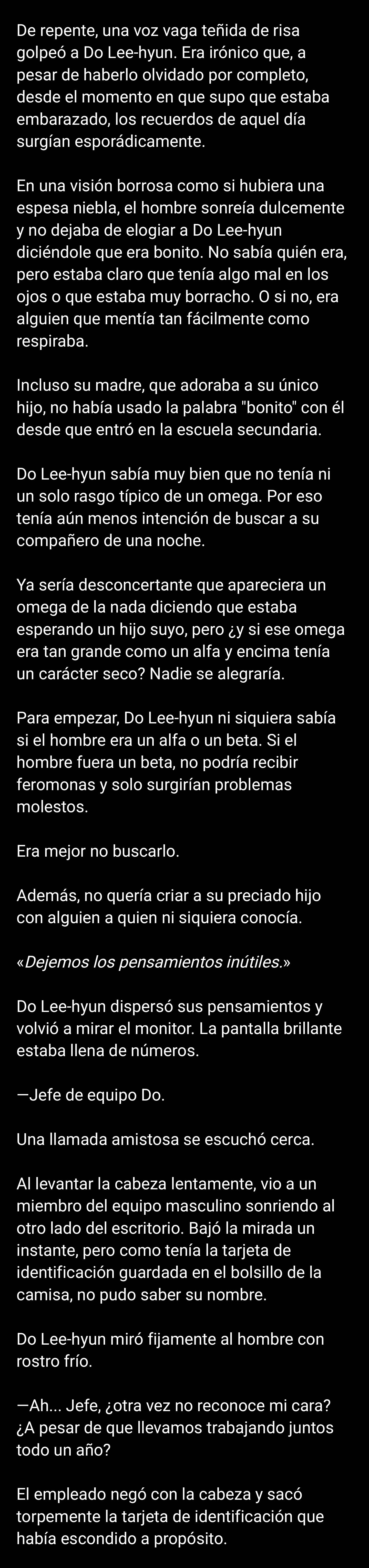 [NOVELA] BEBÉ ACCIDENTAL - Capítulo 2.1 - Página 4 - LectorTMOo