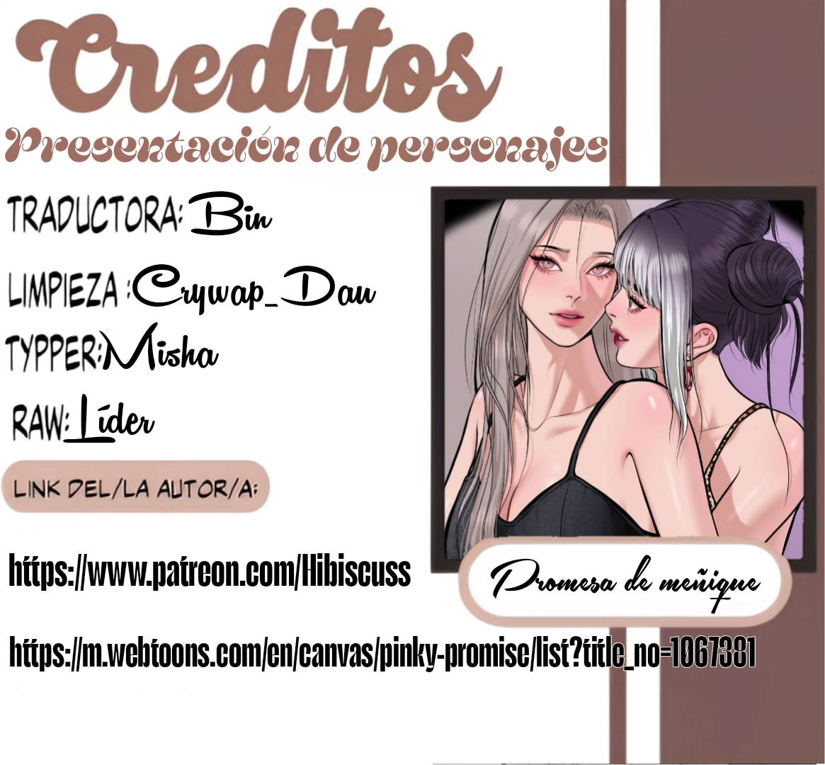 Promesa de meñique - Capítulo - Página 1 - LectorTMOo