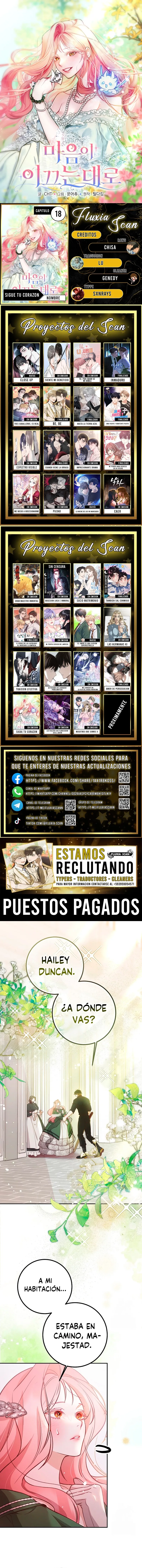 Sigue tu corazón - Capítulo 18 - Página 1 - LectorTMOo