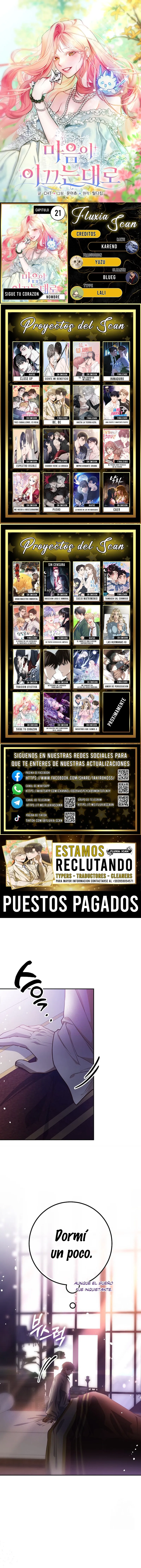 Sigue tu corazón - Capítulo 21 - Página 1 - LectorTMOo