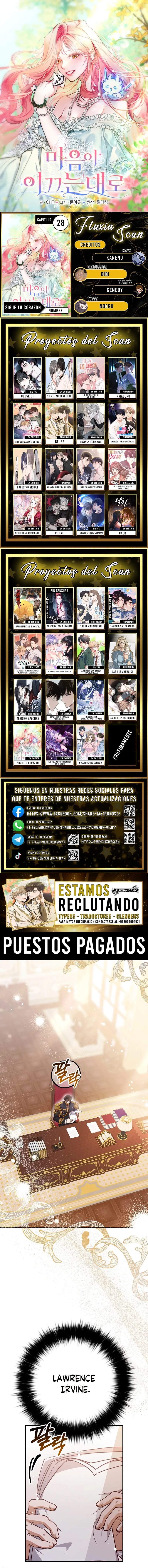 Sigue tu corazón - Capítulo 28 - Página 1 - LectorTMOo