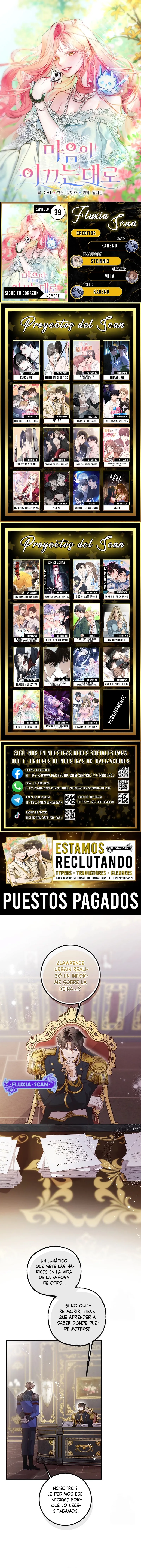 Sigue tu corazón - Capítulo 39 - Página 1 - LectorTMOo