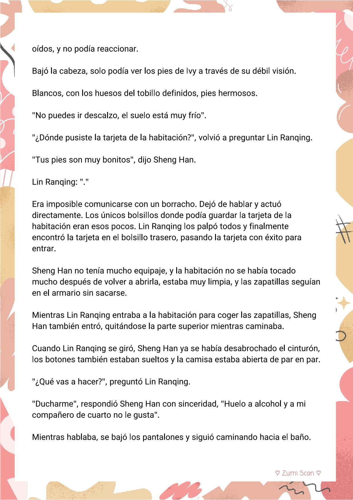 Soy hetero, pero mi compañero de cuarto travestido huele muy bien - Capítulo 11 - Página 9 - LectorTMOo