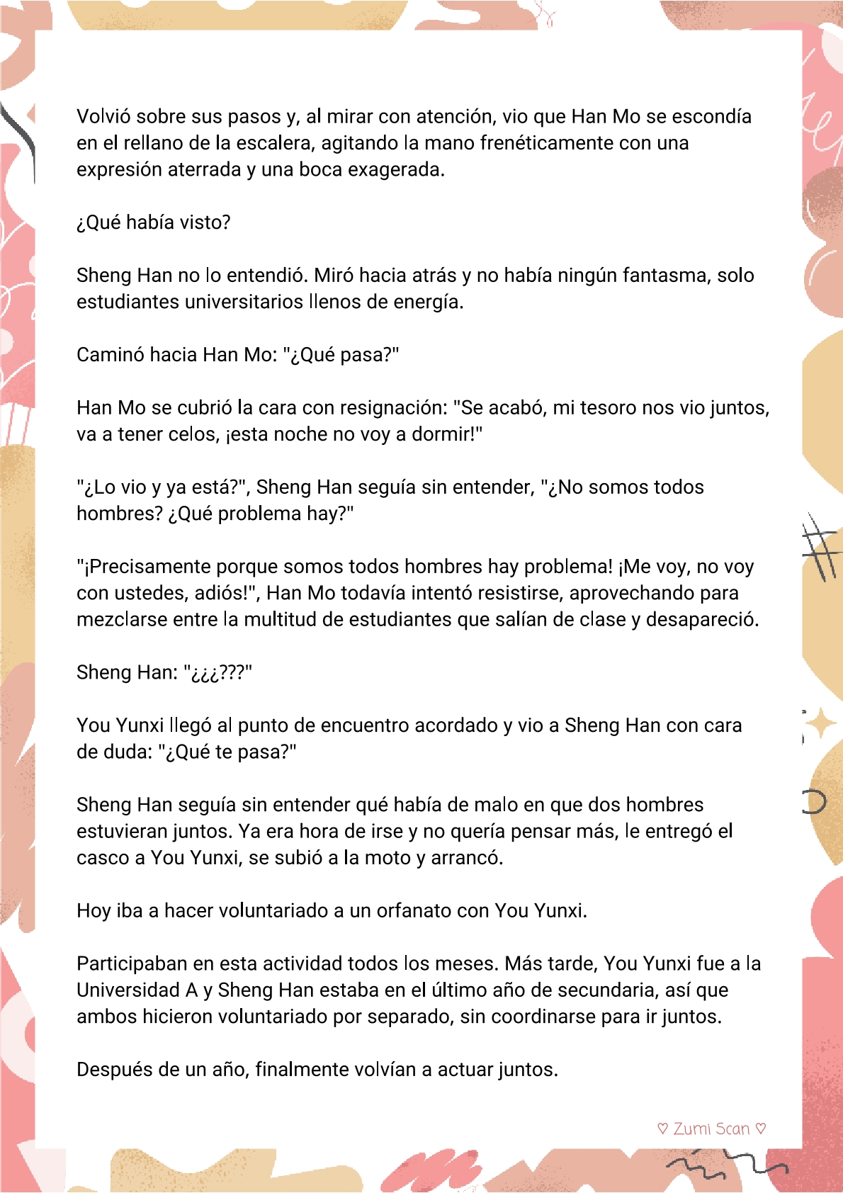 Soy hetero, pero mi compañero de cuarto travestido huele muy bien - Capítulo 16 - Página 8 - LectorTMOo