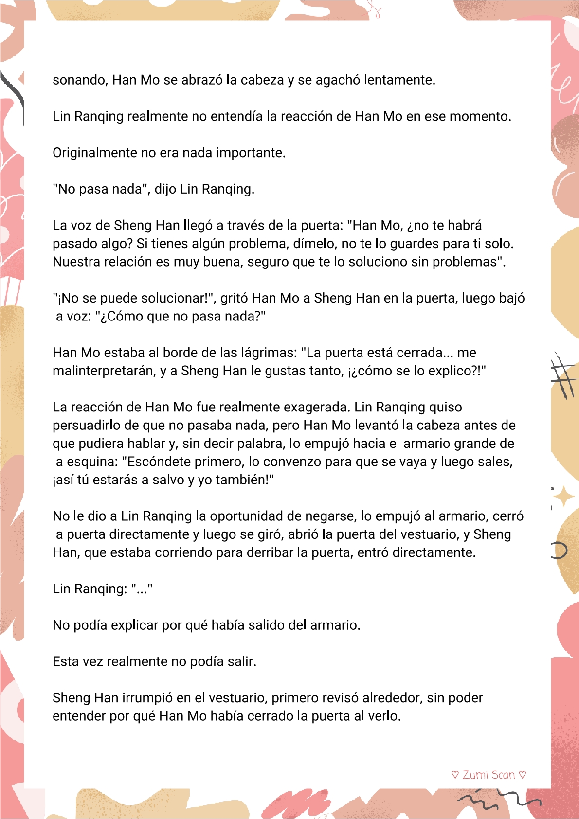 Soy hetero, pero mi compañero de cuarto travestido huele muy bien - Capítulo 18 - Página 8 - LectorTMOo
