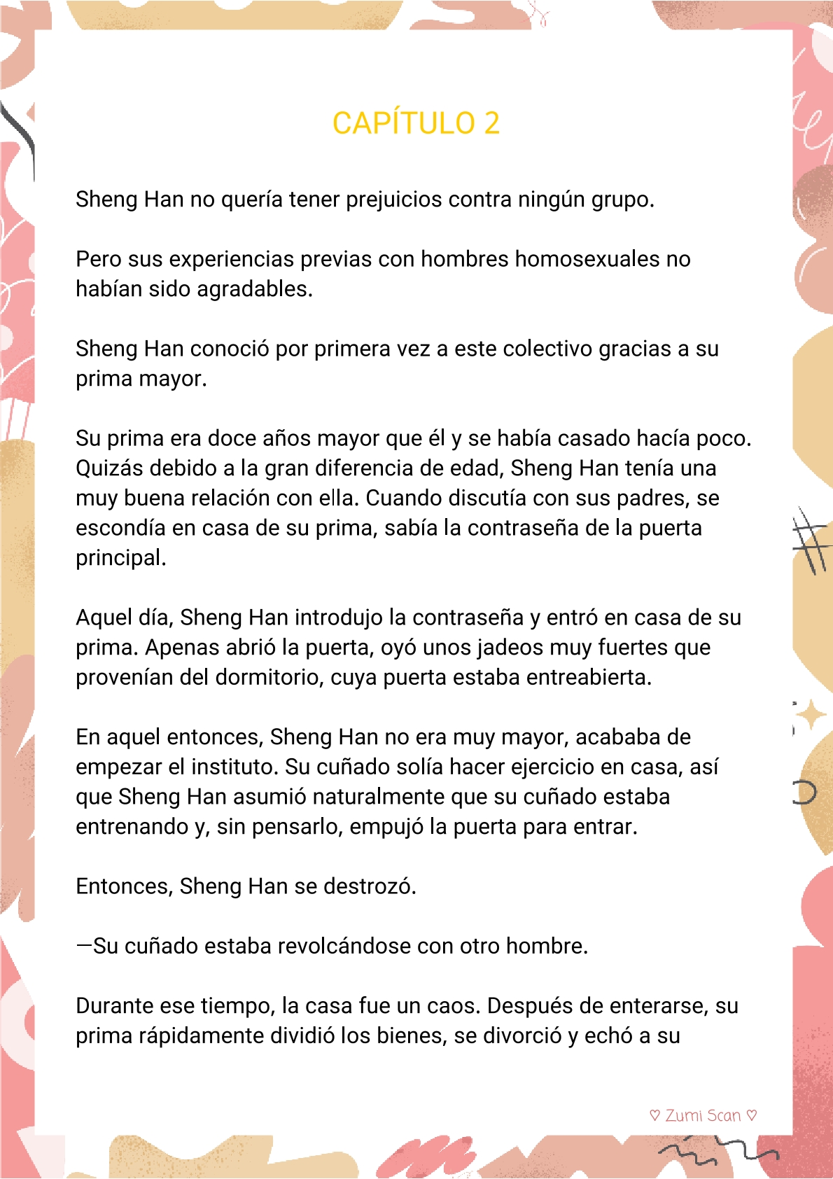 Soy hetero, pero mi compañero de cuarto travestido huele muy bien - Capítulo 2 - Página 2 - LectorTMOo