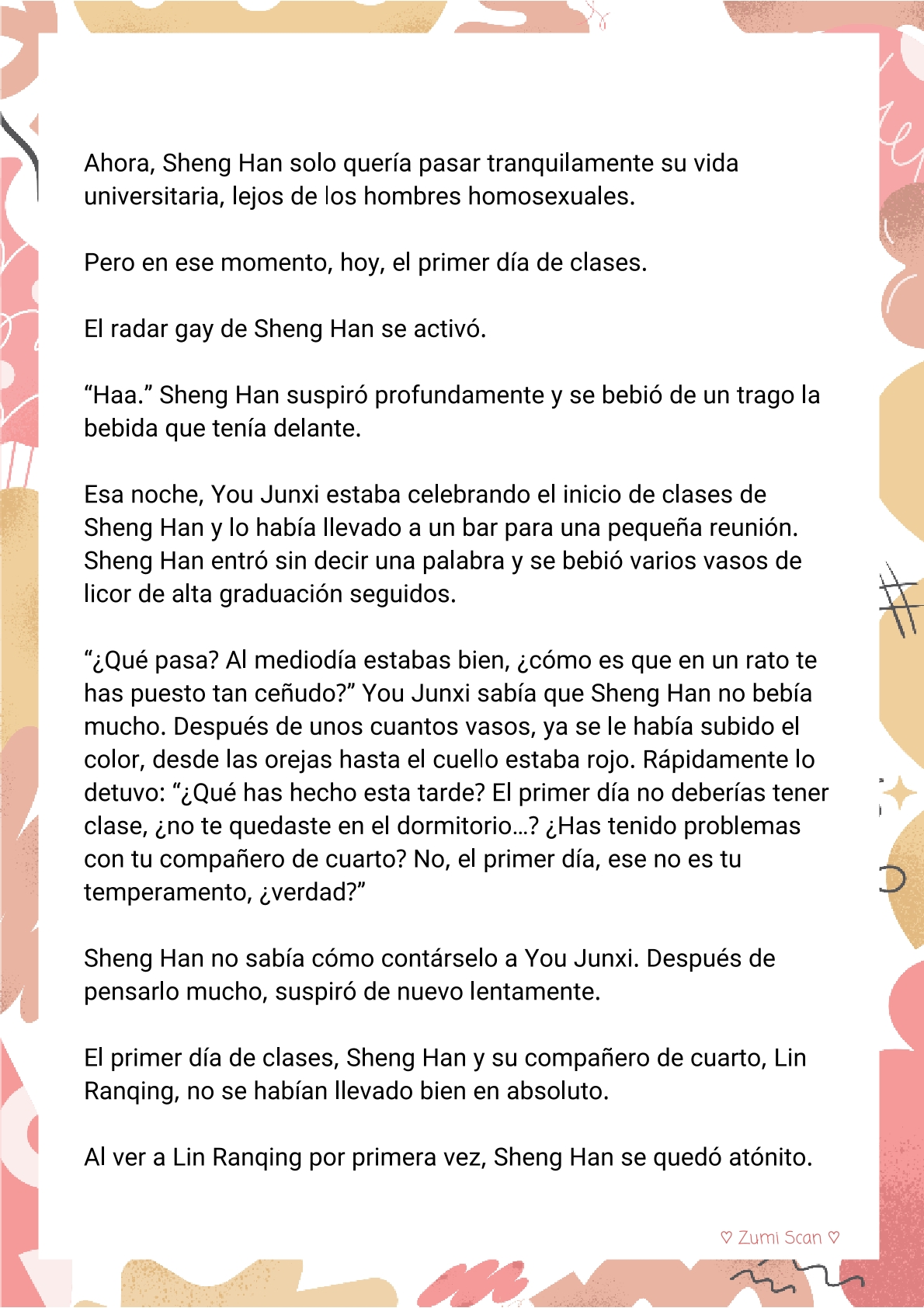 Soy hetero, pero mi compañero de cuarto travestido huele muy bien - Capítulo 2 - Página 4 - LectorTMOo