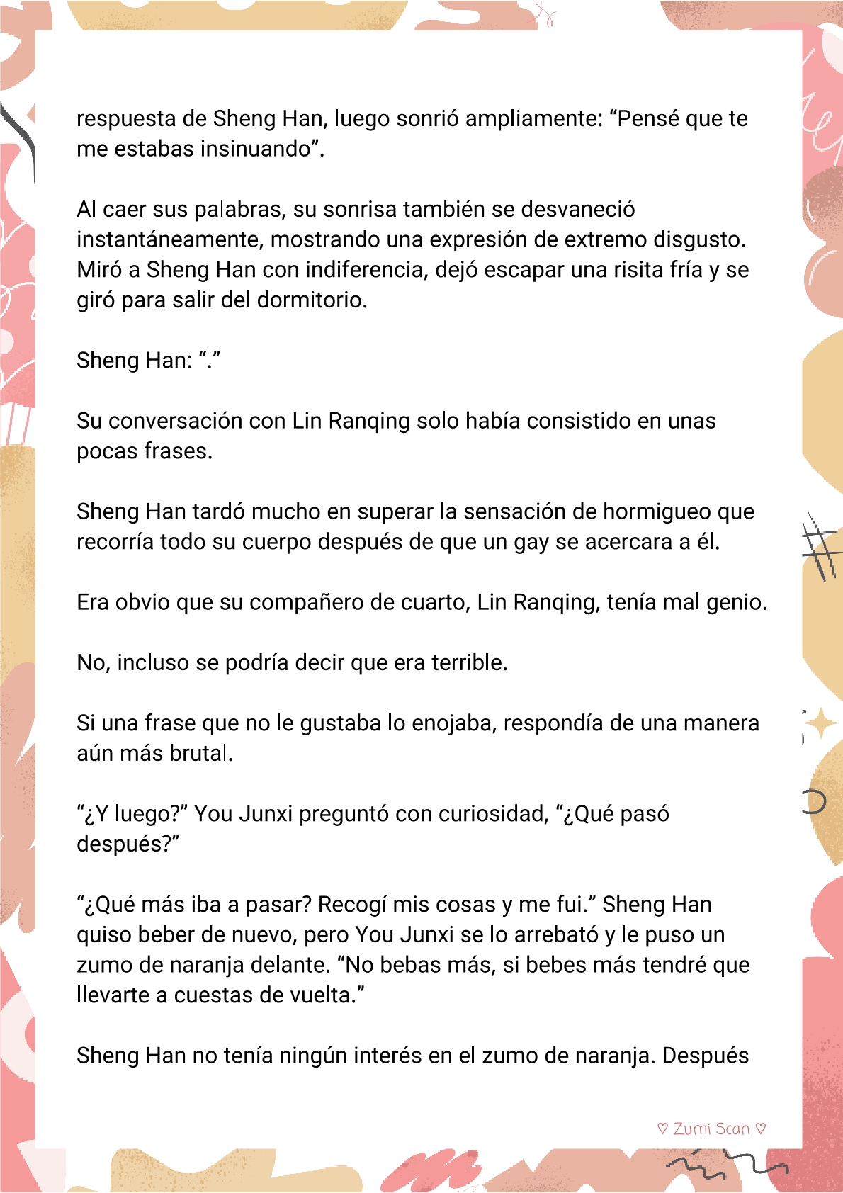 Soy hetero, pero mi compañero de cuarto travestido huele muy bien - Capítulo 2 - Página 7 - LectorTMOo