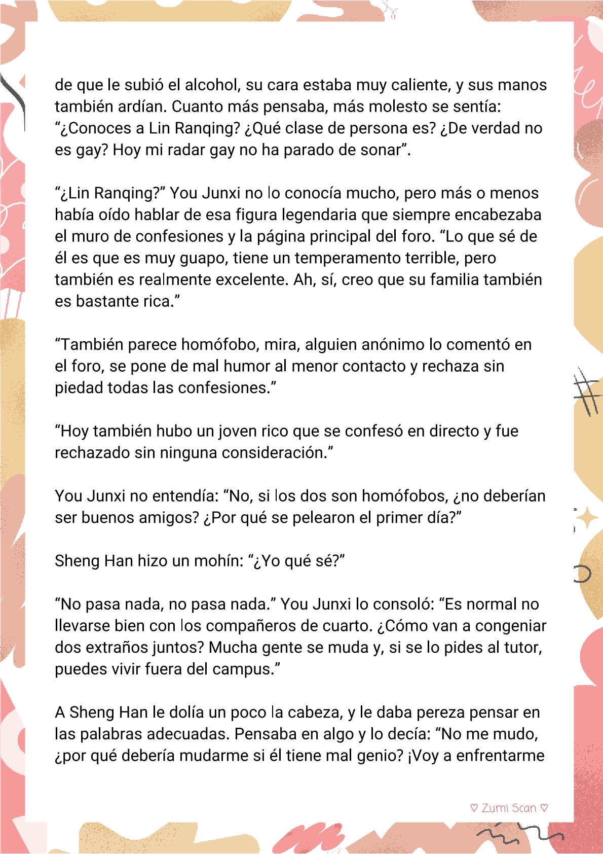 Soy hetero, pero mi compañero de cuarto travestido huele muy bien - Capítulo 2 - Página 8 - LectorTMOo