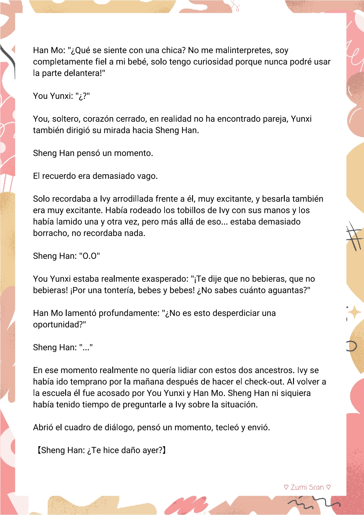 Soy hetero, pero mi compañero de cuarto travestido huele muy bien - Capítulo 28 - Página 4 - LectorTMOo