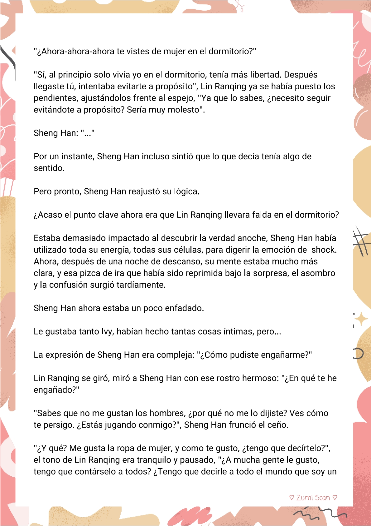 Soy hetero, pero mi compañero de cuarto travestido huele muy bien - Capítulo 30 - Página 5 - LectorTMOo