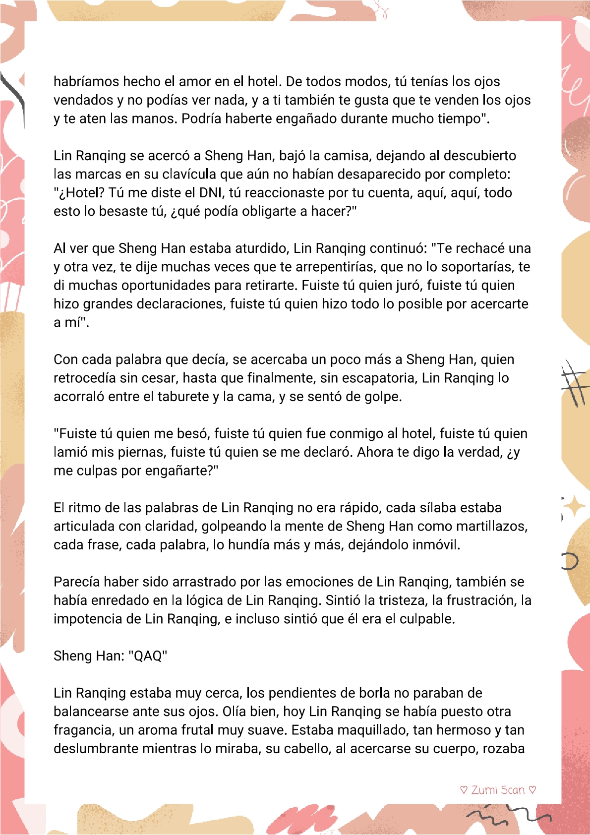 Soy hetero, pero mi compañero de cuarto travestido huele muy bien - Capítulo 30 - Página 7 - LectorTMOo
