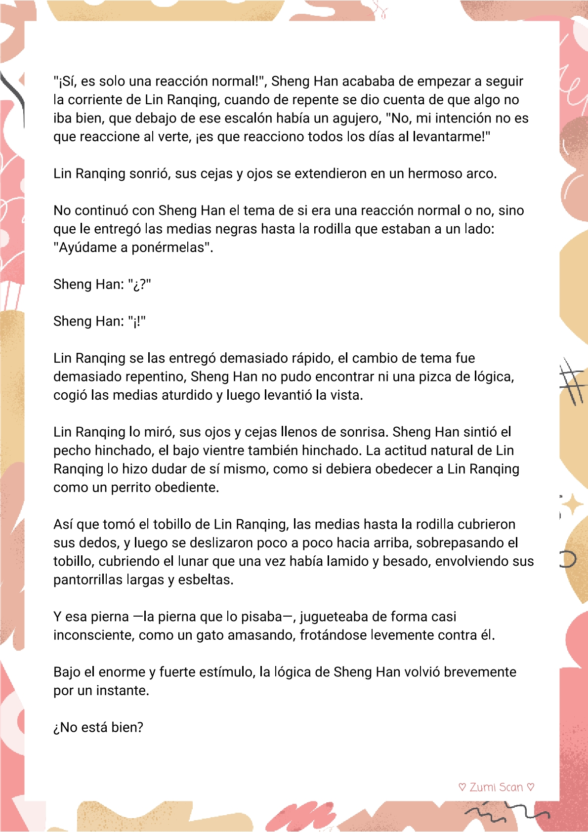 Soy hetero, pero mi compañero de cuarto travestido huele muy bien - Capítulo 30 - Página 9 - LectorTMOo