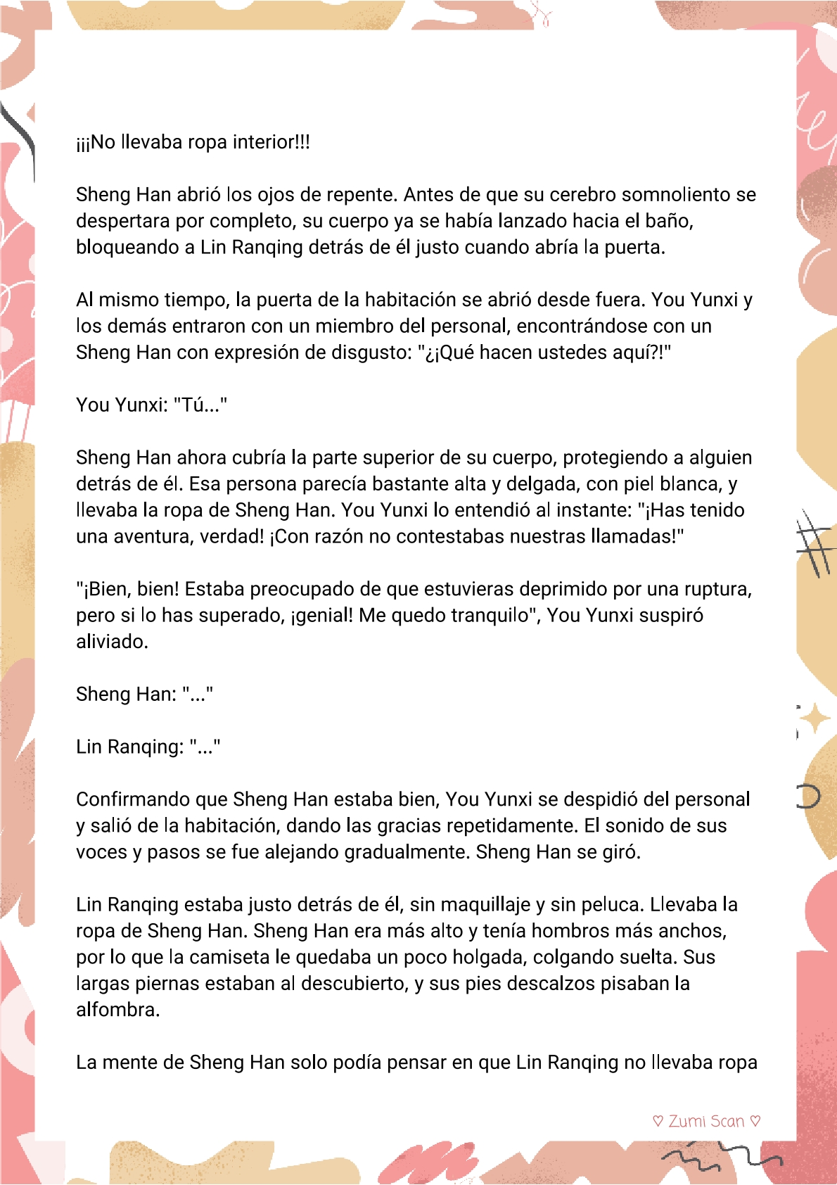 Soy hetero, pero mi compañero de cuarto travestido huele muy bien - Capítulo 33 - Página 4 - LectorTMOo