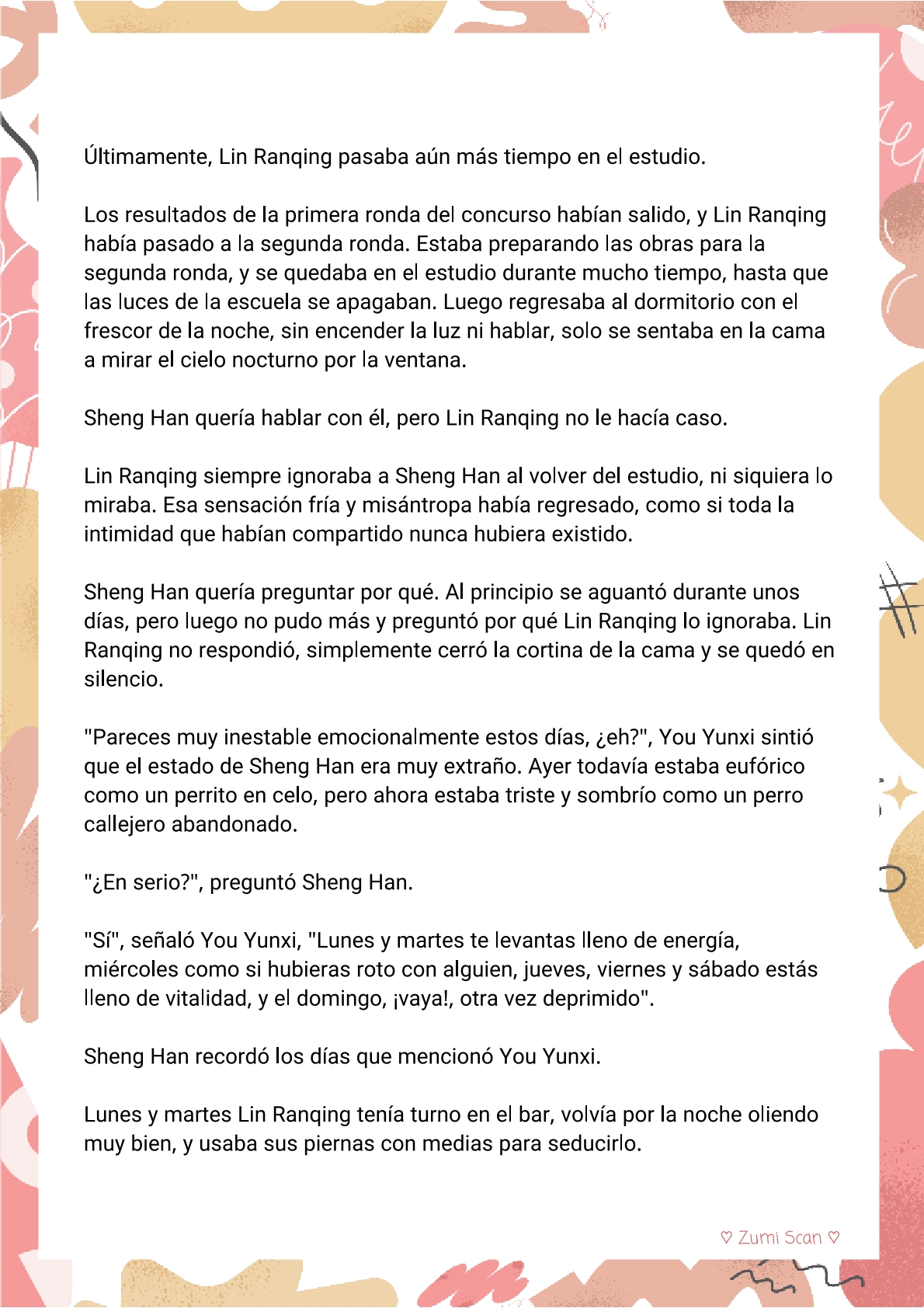 Soy hetero, pero mi compañero de cuarto travestido huele muy bien - Capítulo 33 - Página 8 - LectorTMOo