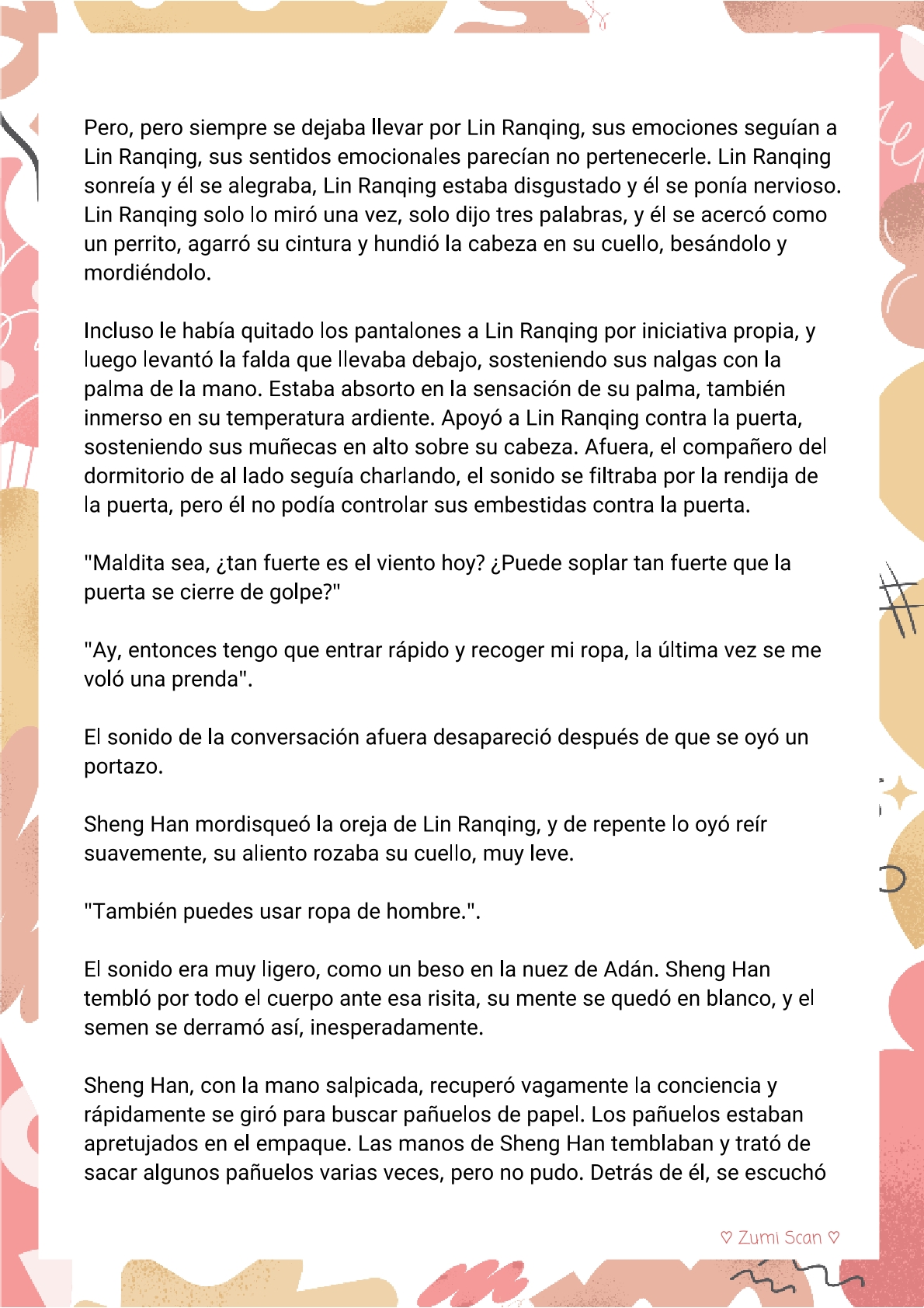 Soy hetero, pero mi compañero de cuarto travestido huele muy bien - Capítulo 34 - Página 14 - LectorTMOo