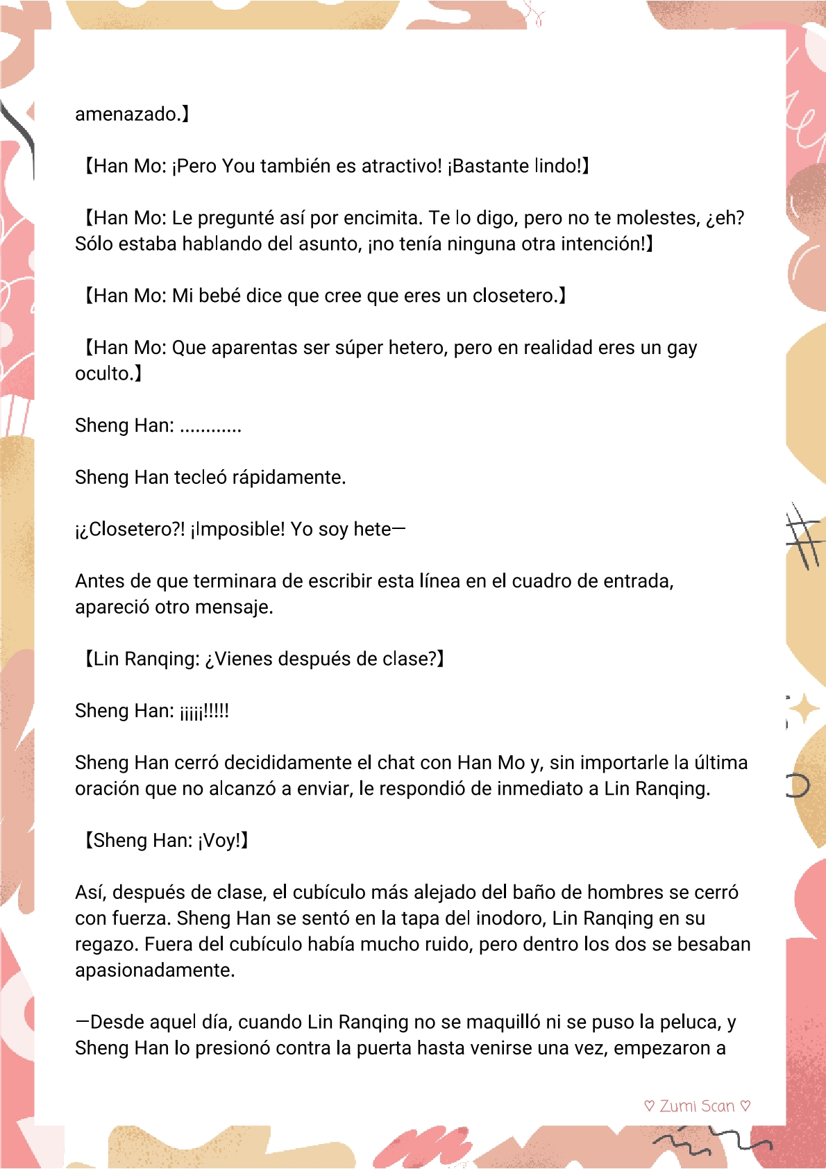 Soy hetero, pero mi compañero de cuarto travestido huele muy bien - Capítulo 35 - Página 4 - LectorTMOo