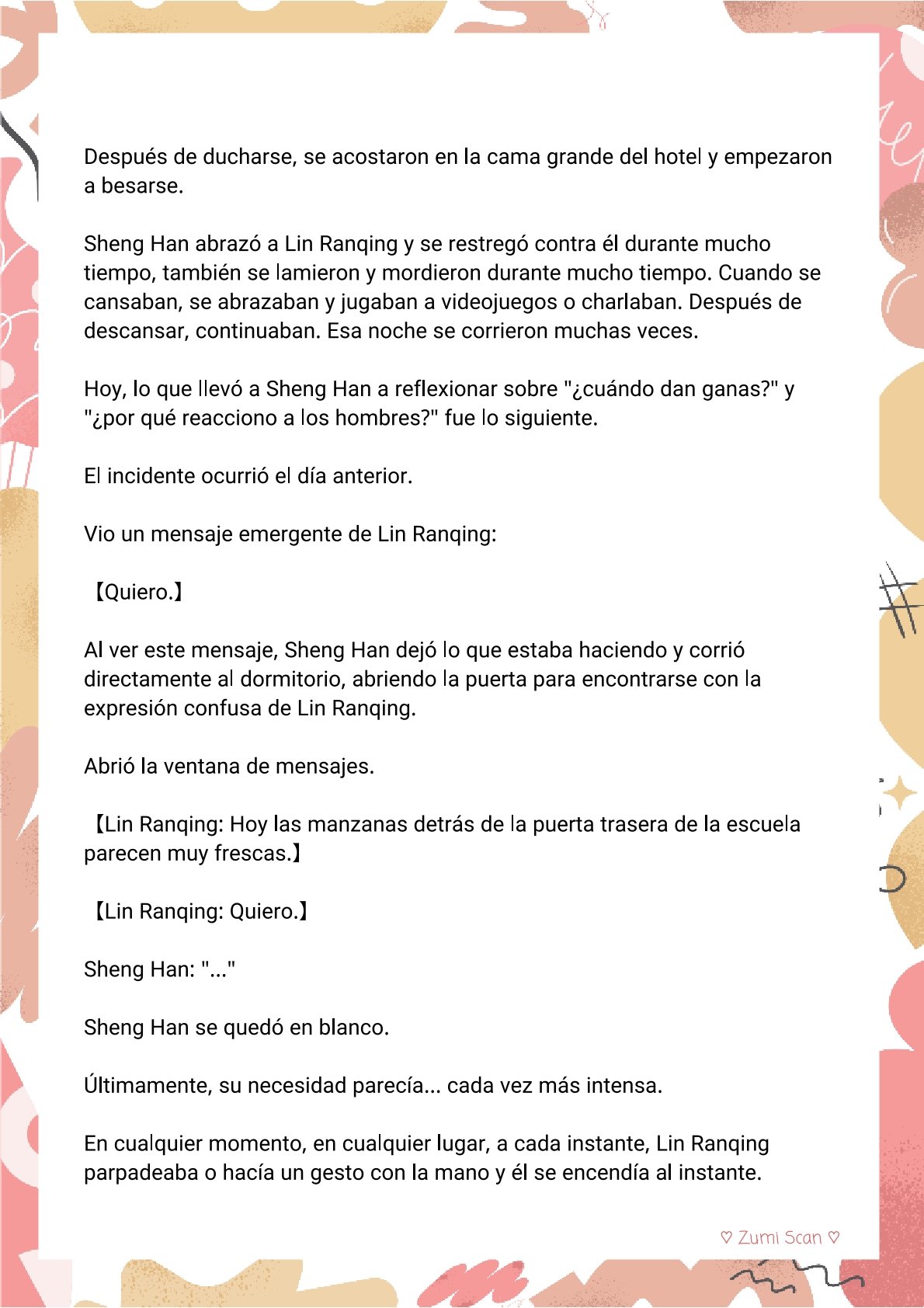 Soy hetero, pero mi compañero de cuarto travestido huele muy bien - Capítulo 35 - Página 7 - LectorTMOo