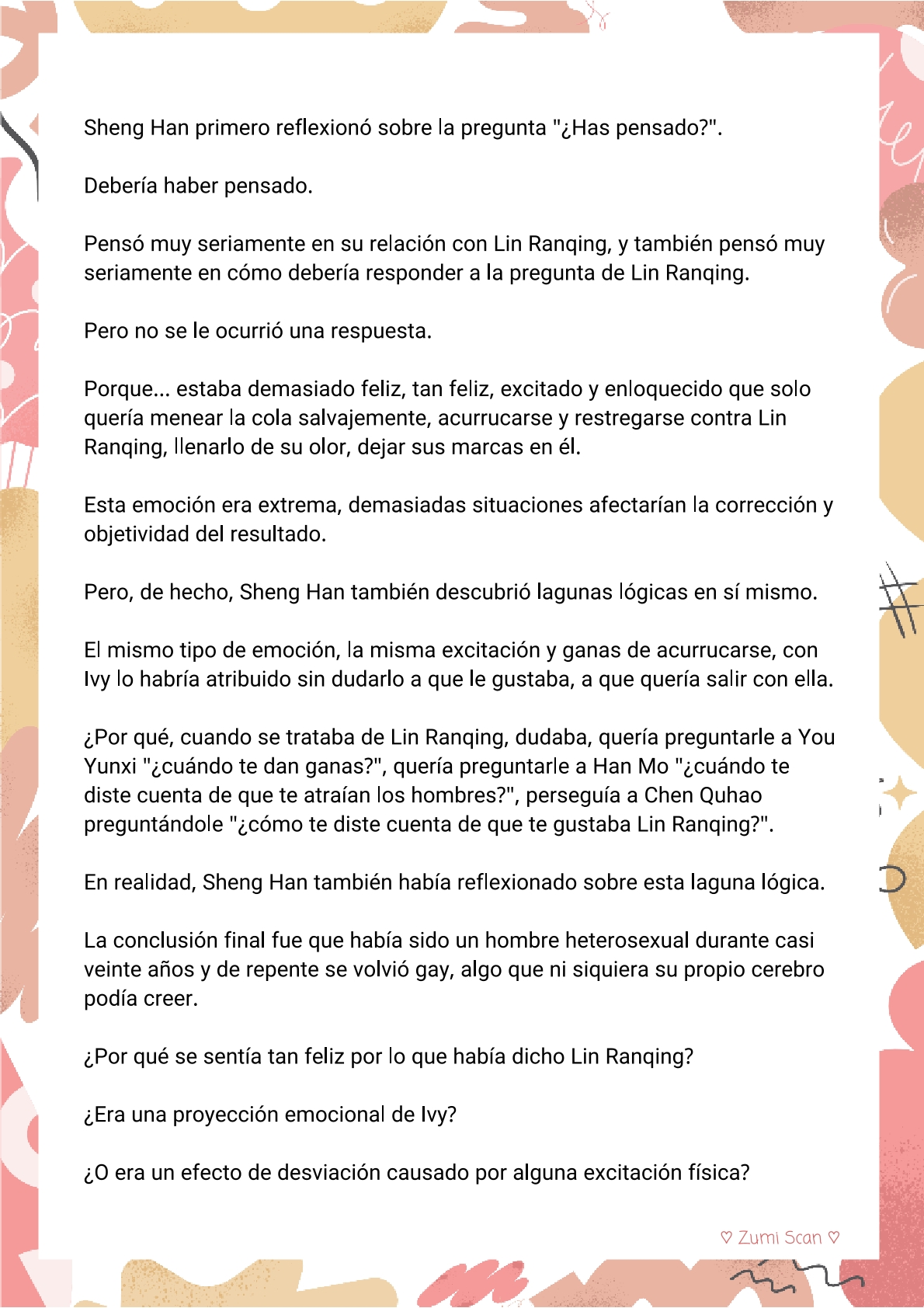 Soy hetero, pero mi compañero de cuarto travestido huele muy bien - Capítulo 36 - Página 4 - LectorTMOo