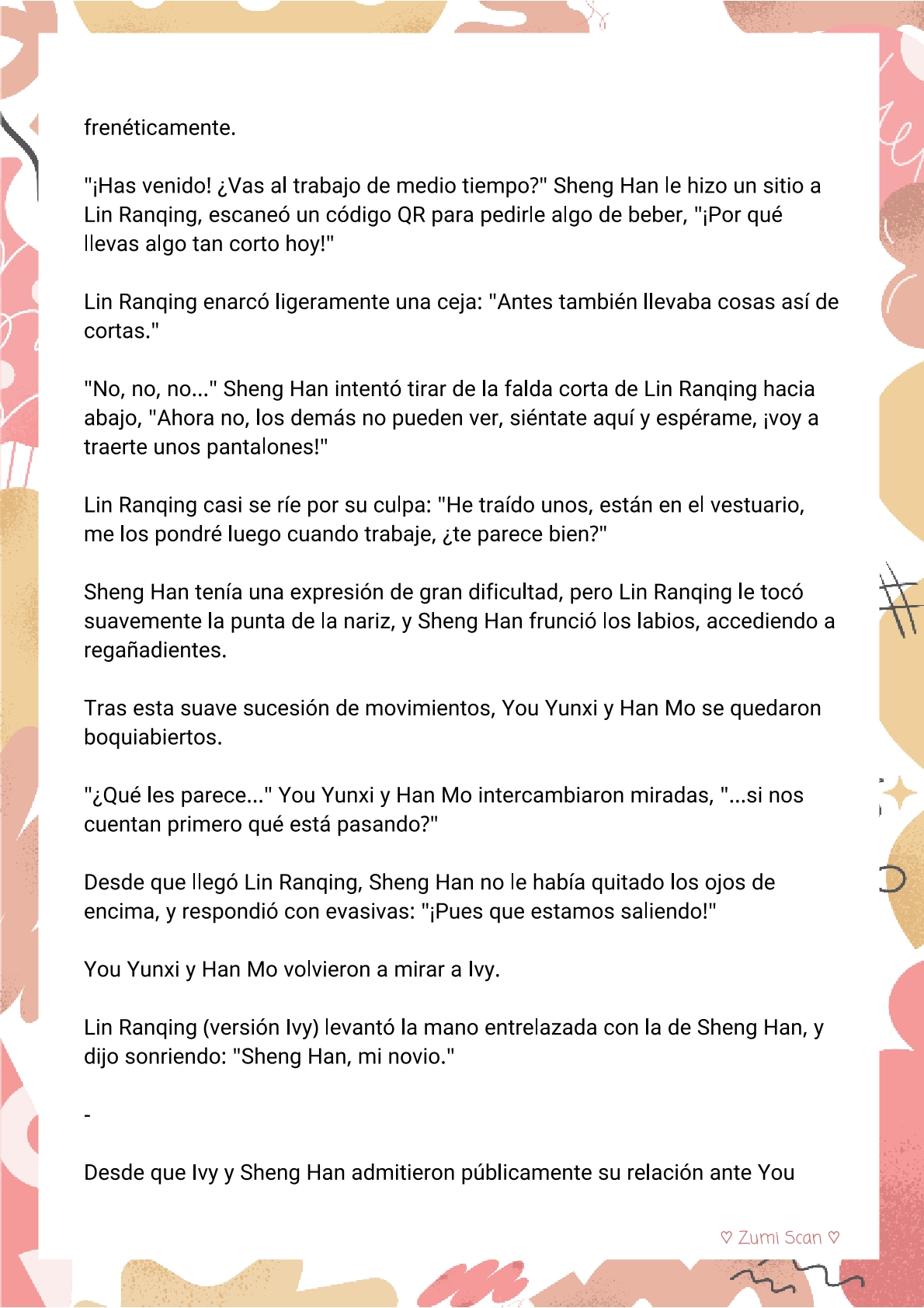 Soy hetero, pero mi compañero de cuarto travestido huele muy bien - Capítulo 43 - Página 9 - LectorTMOo