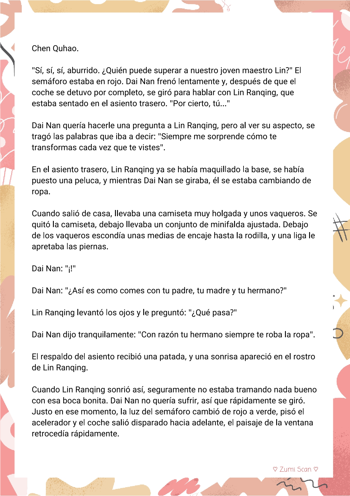 Soy hetero, pero mi compañero de cuarto travestido huele muy bien - Capítulo 5 - Página 6 - LectorTMOo