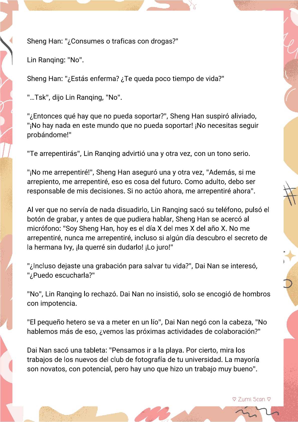 Soy hetero, pero mi compañero de cuarto travestido huele muy bien - Capítulo 8 - Página 6 - LectorTMOo