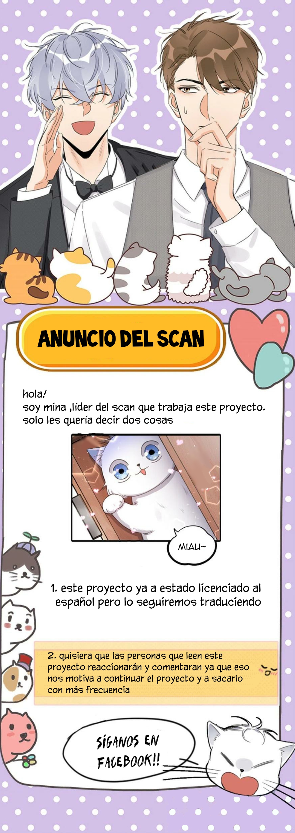 Tengo que trabajar duro para ser un gato hoy! - Capítulo 18 - Página 1 - LectorTMOo